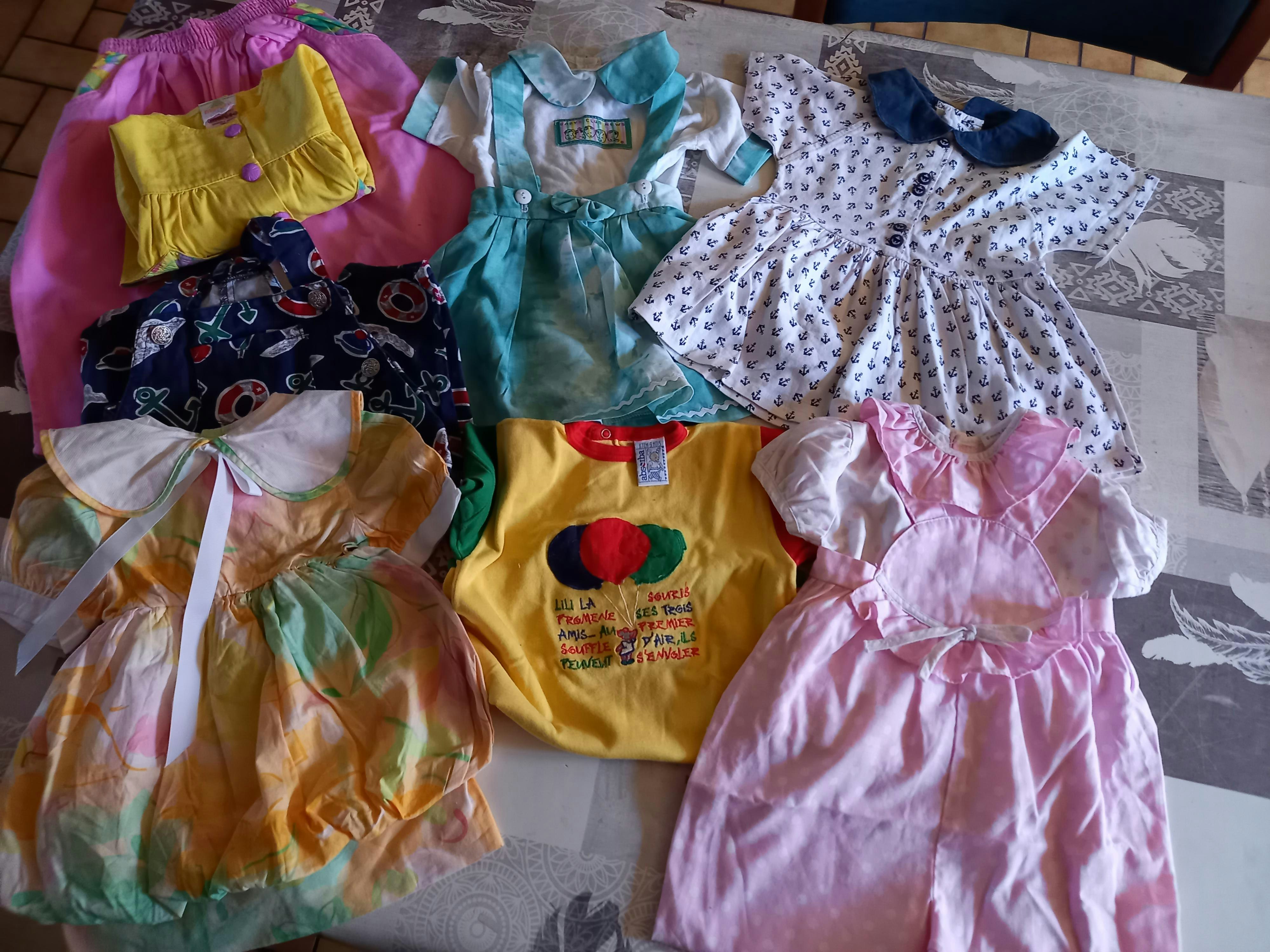 Lot  fille 6 mois