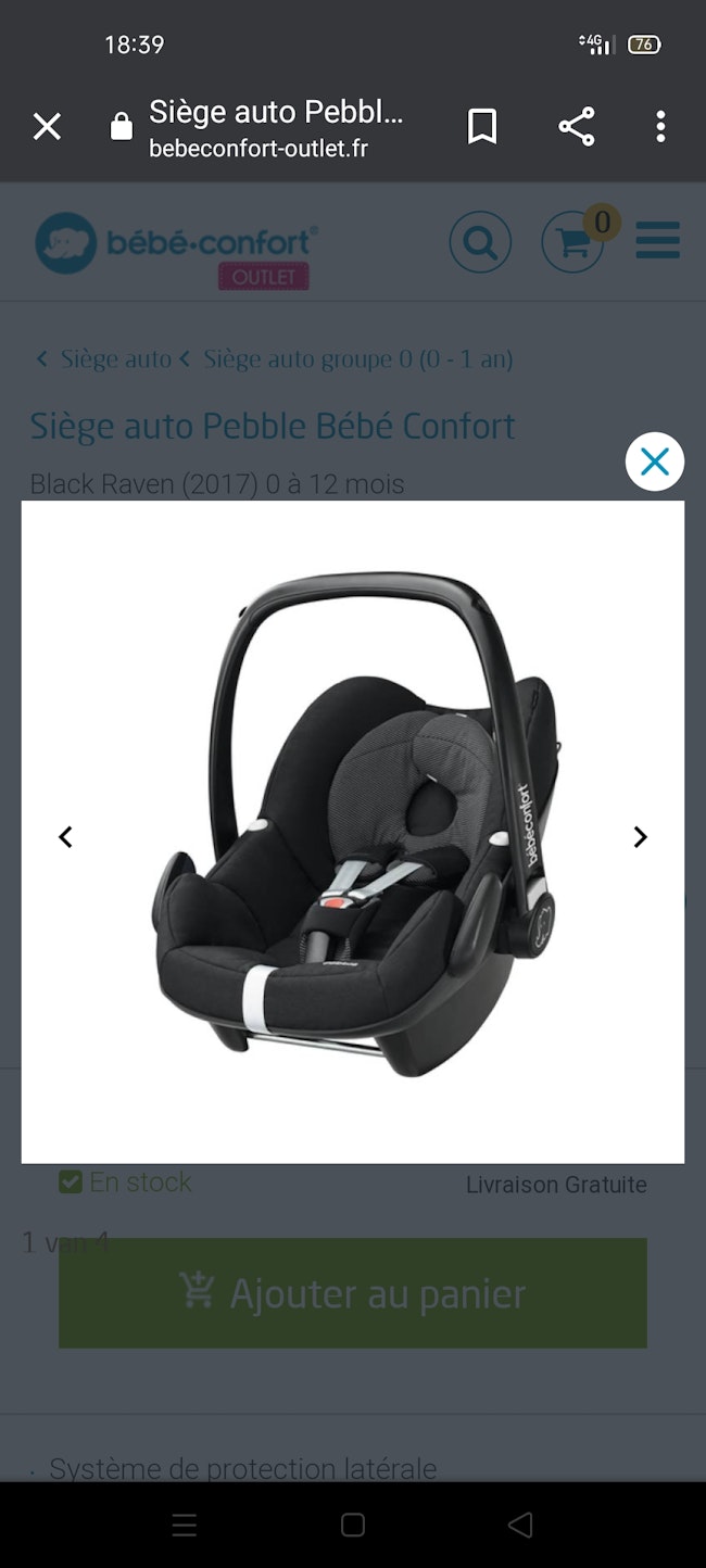 Siege Auto Bebe Confort Pebble Plus Beebs Achat Vente Bebe Enfant