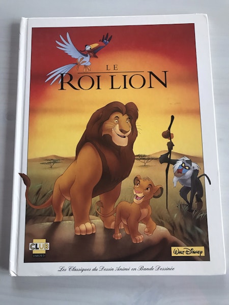 Bande dessinée le Roi Lion Disney en bon état histoire du film de 62 pages