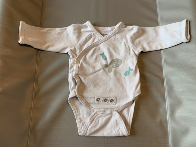 Lot De 3 Bodies Cache Coeur Manches Longues 1 Mois Beebs Achat Vente Bebe Enfant