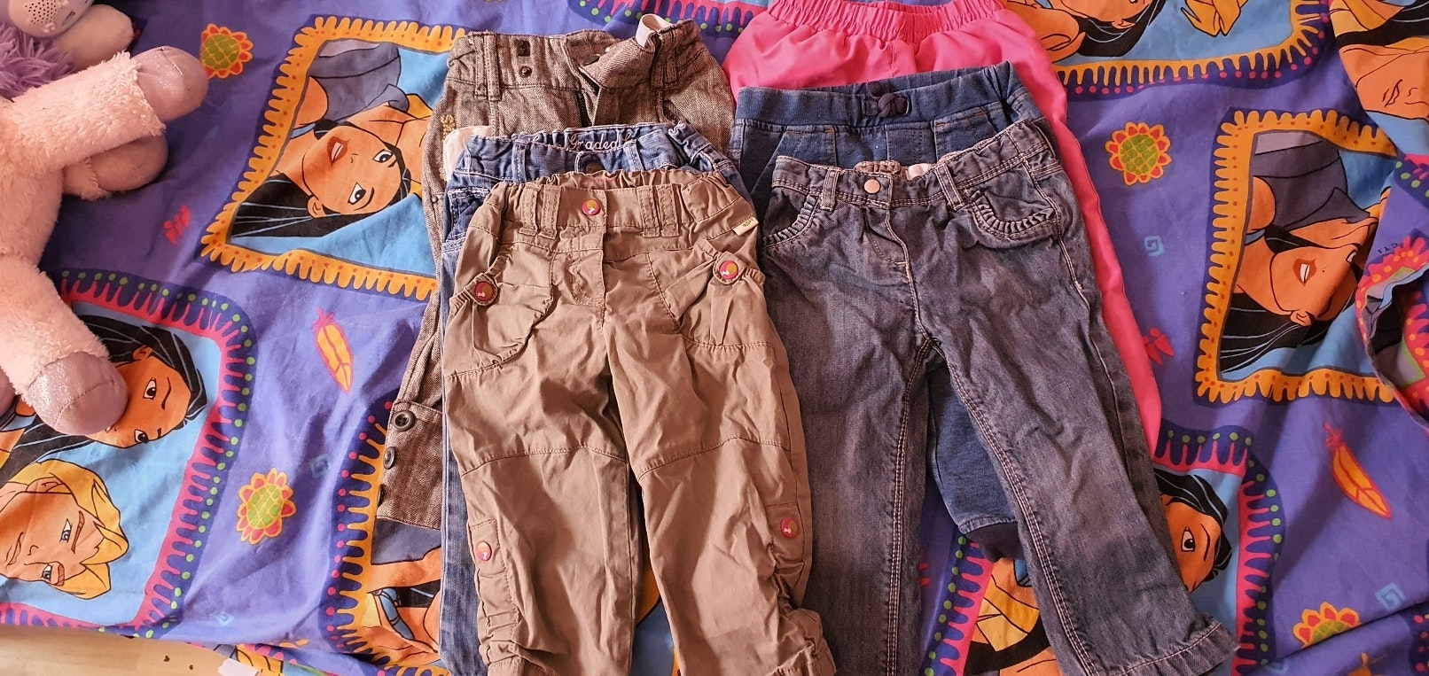 Lot de pantalons, jeans 2ans