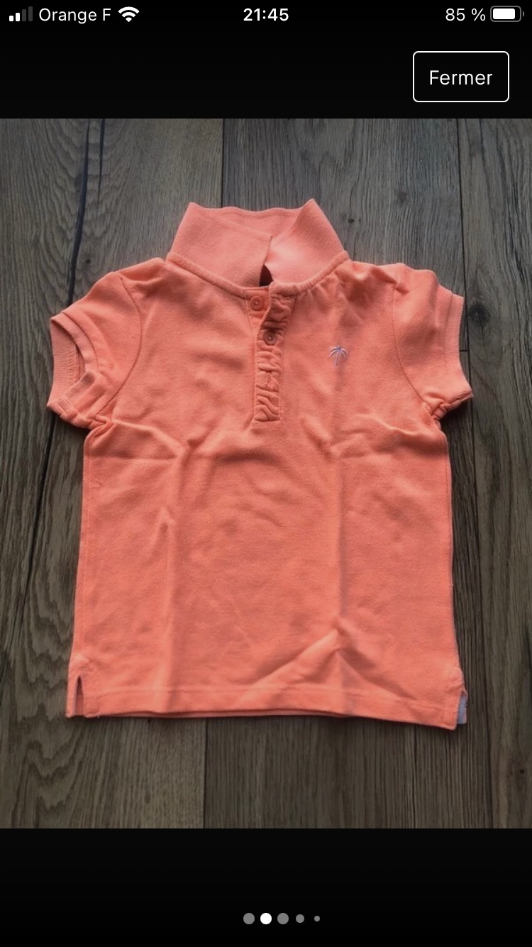 Lot tee-shirts manches courtes 12 mois - photo numéro 2