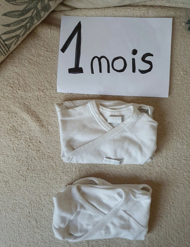 Lot 2 Body Bebe 1mois Beebs Achat Vente Bebe Enfant