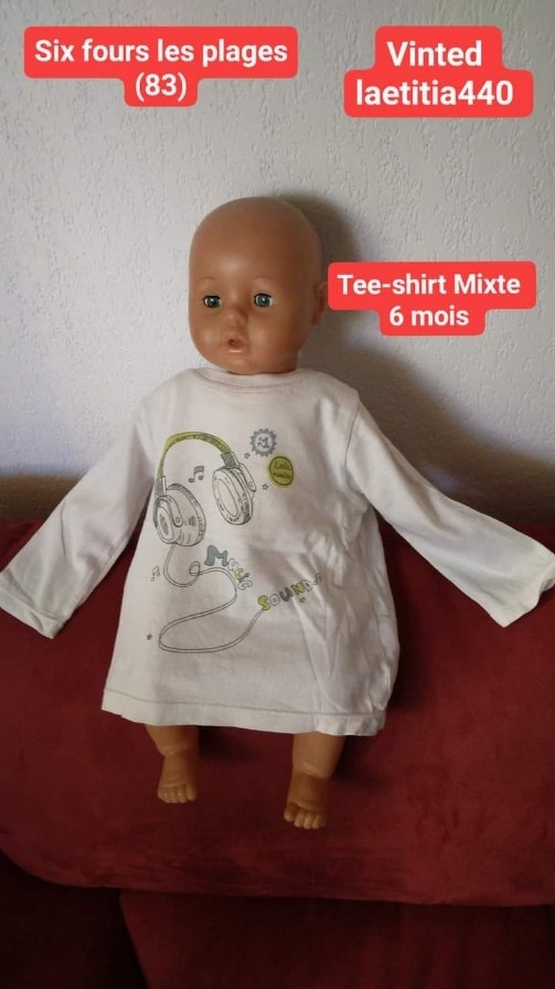 Tee-shirt 6 mois