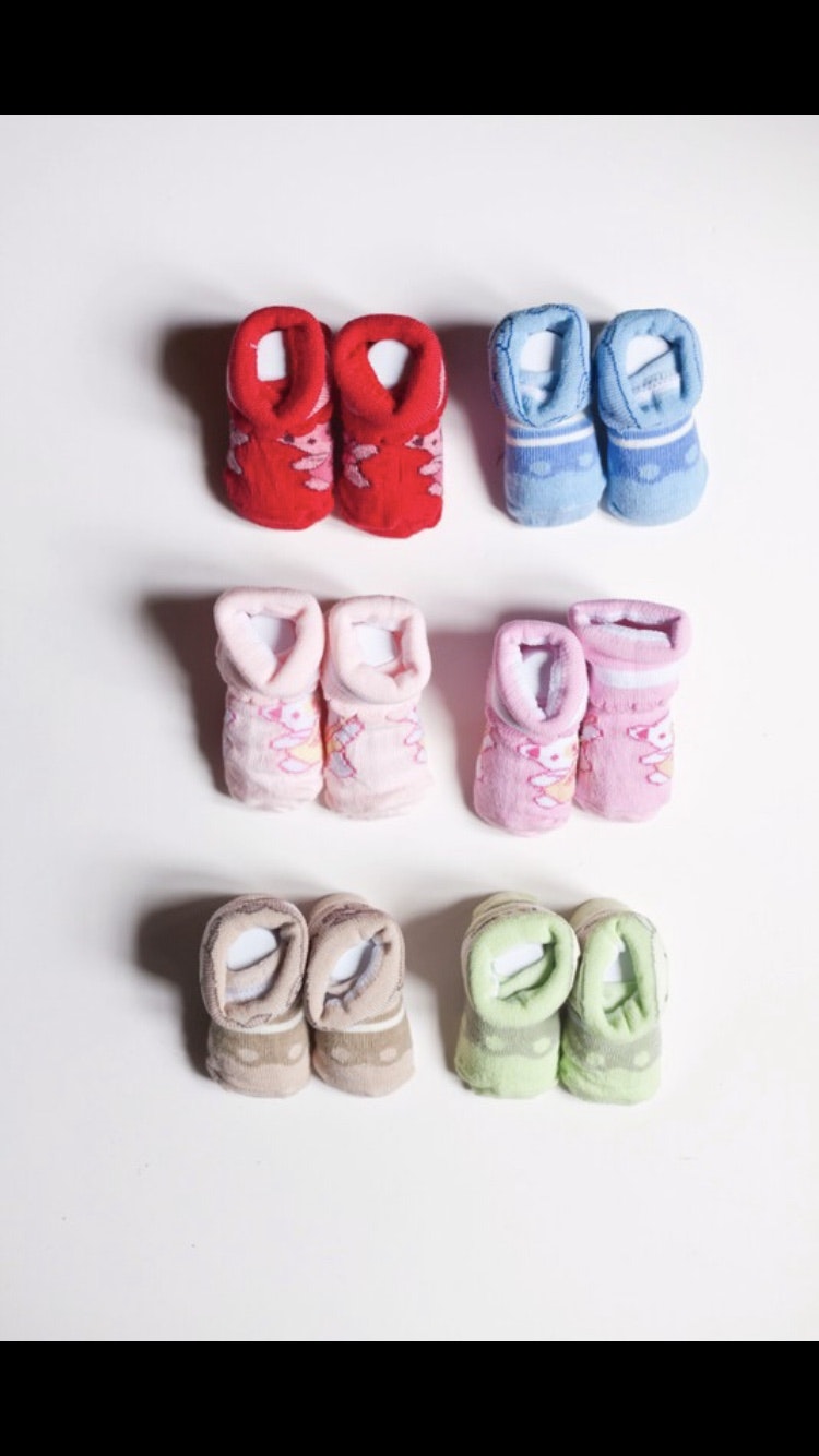 Lot de 6 paires de chaussettes bébé