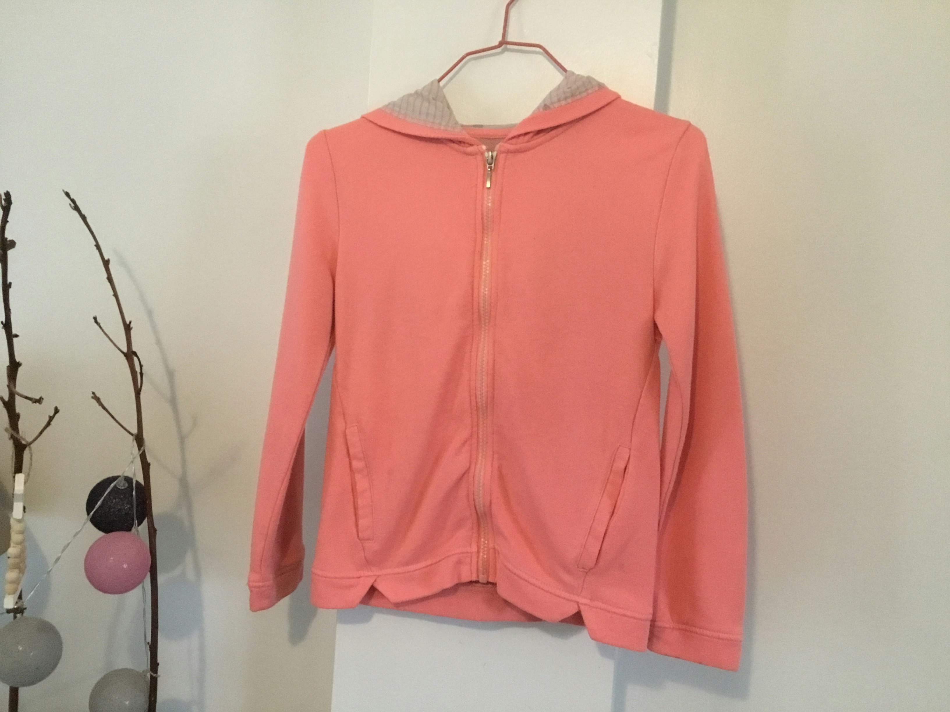 Swear à capuche saumon 10 ans Kiabi