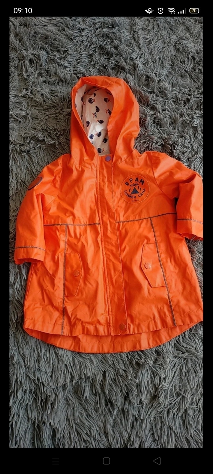 Veste imperméable 2en1 fille 12mois