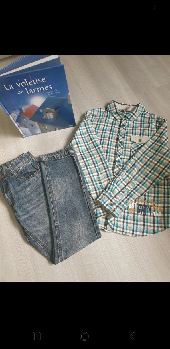 Lot pantalon et chemise