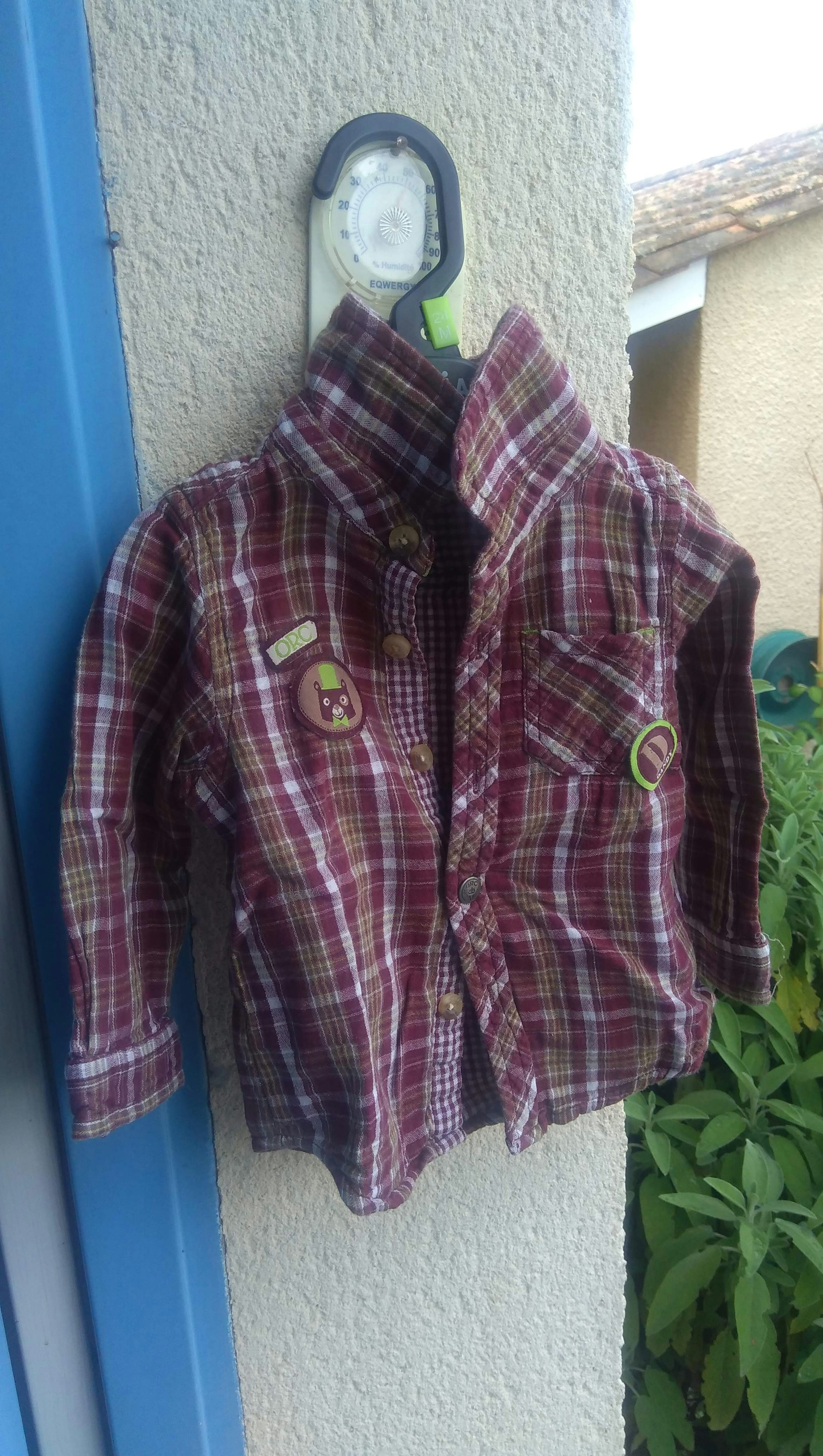 Chemise manches longues