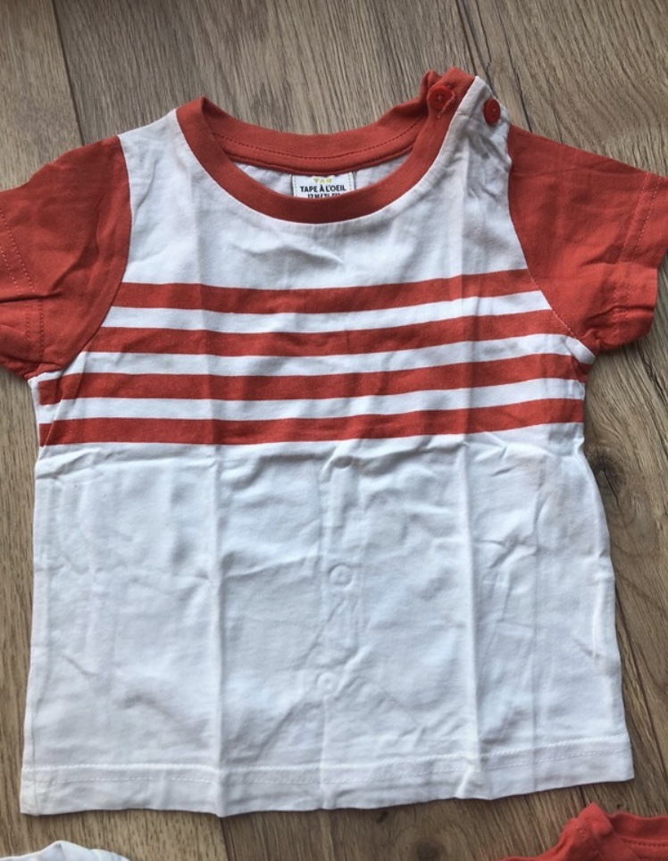 Lot tee-shirts manches courtes 12 mois - photo numéro 4