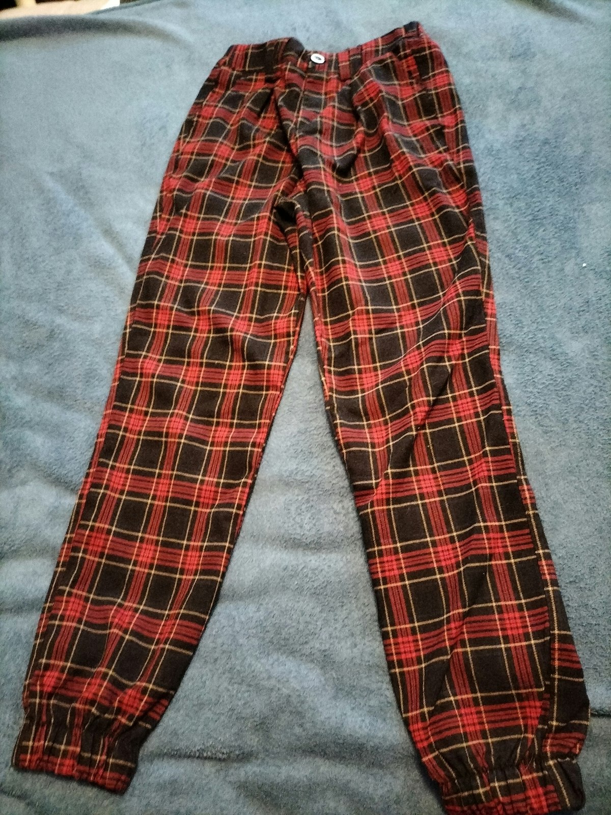 Pantalon à carreaux Jennyfer taille 34 - photo numéro 4