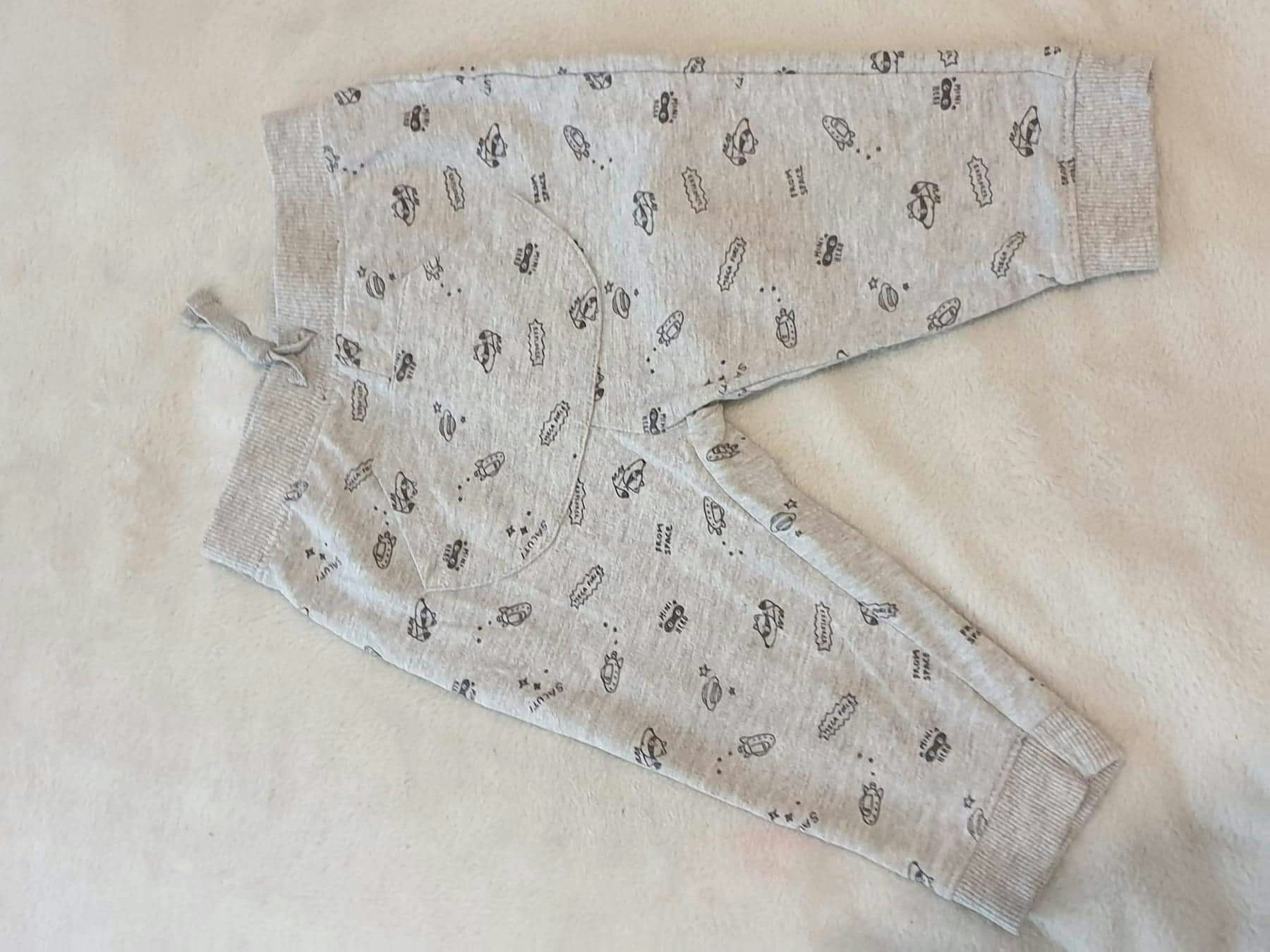 Jogging pantalon bas la halle 12 mois gris clair