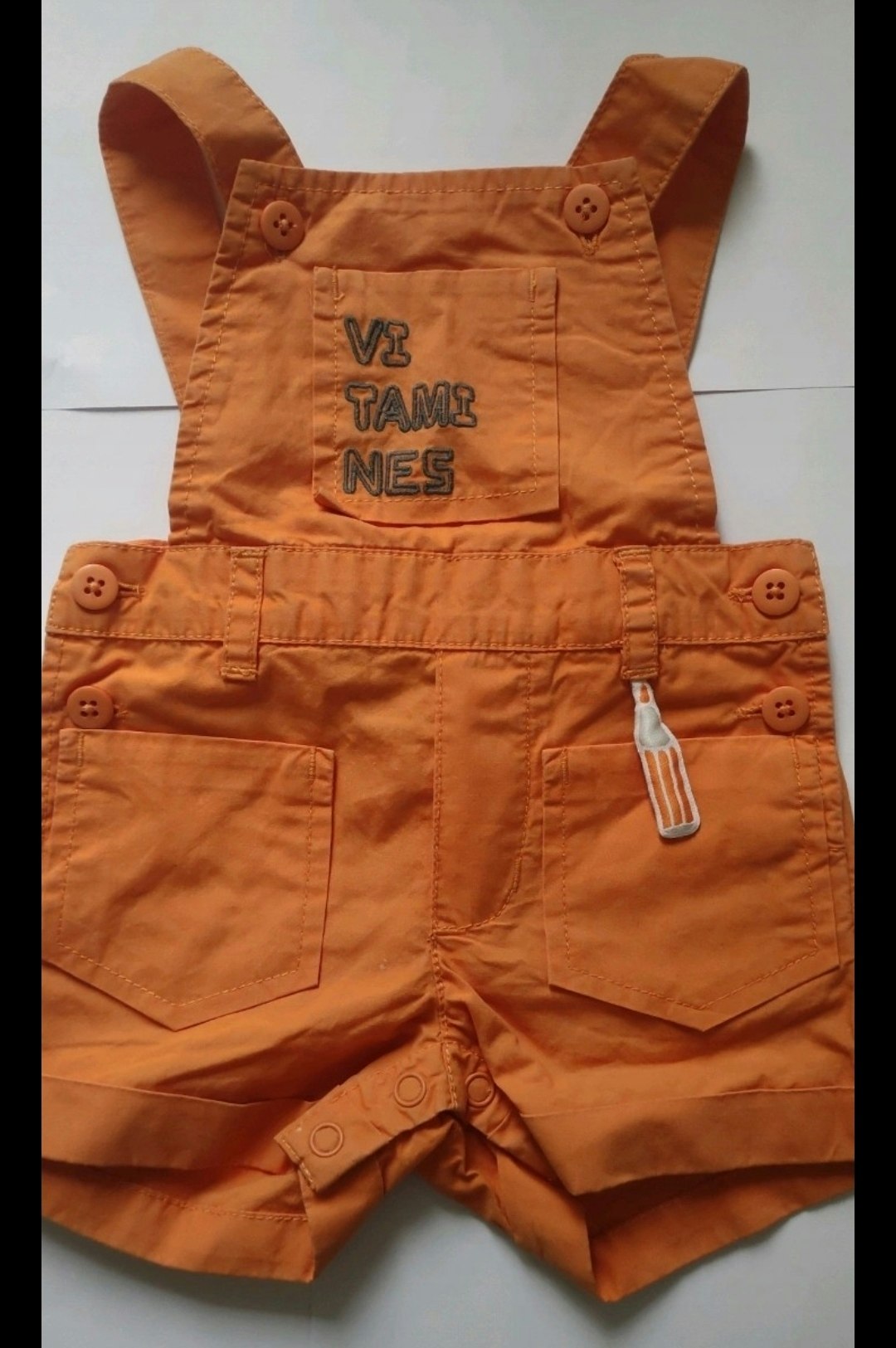 Salopette short garçon 3 mois
