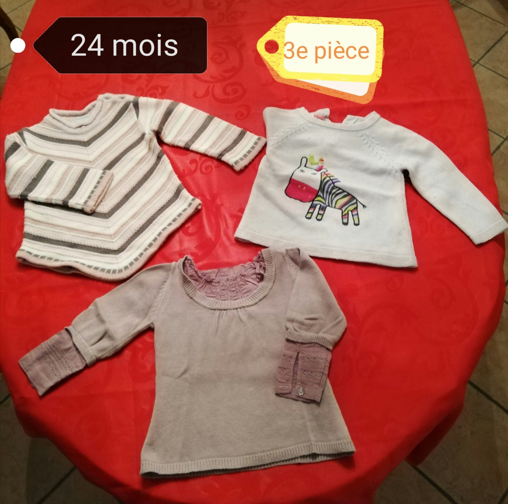Vêtements filles 24 mois - photo numéro 2