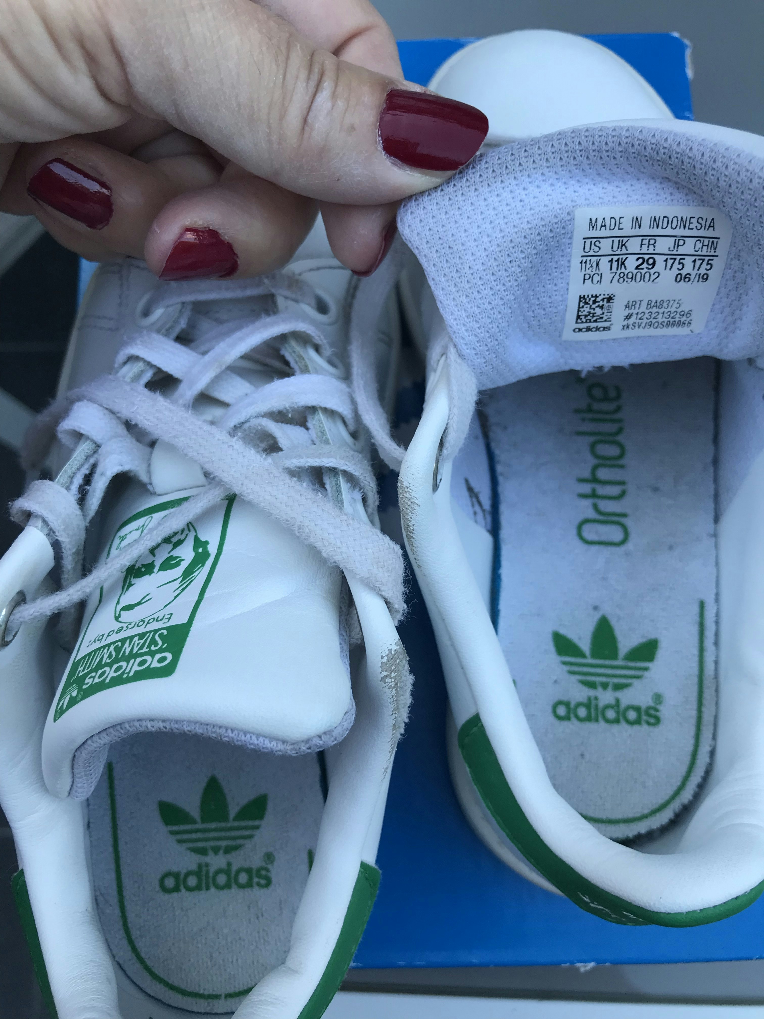Stan smith original Blanc et vert - photo numéro 4