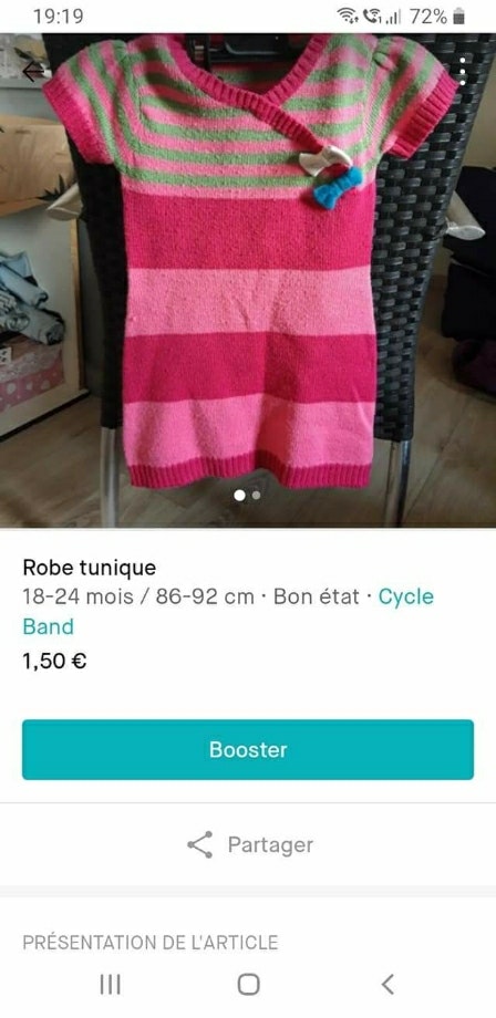 Lot 3 robes tuniques - photo numéro 3