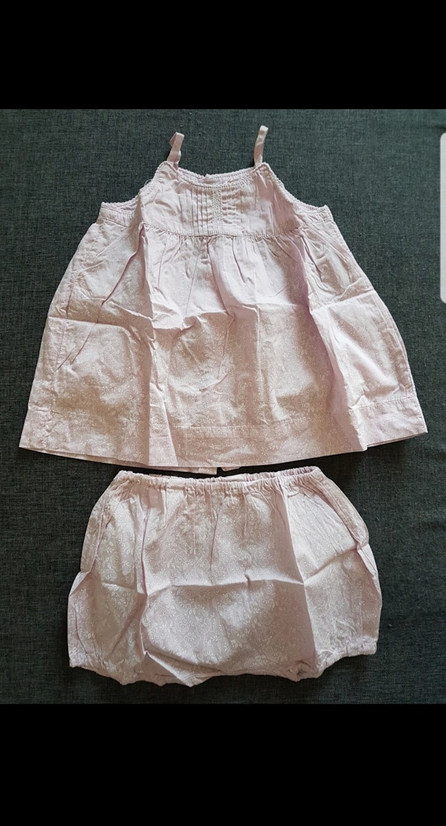 Ensemble Ete 2 Pieces Bebe Fille 9 Mois Beebs Achat Vente Bebe