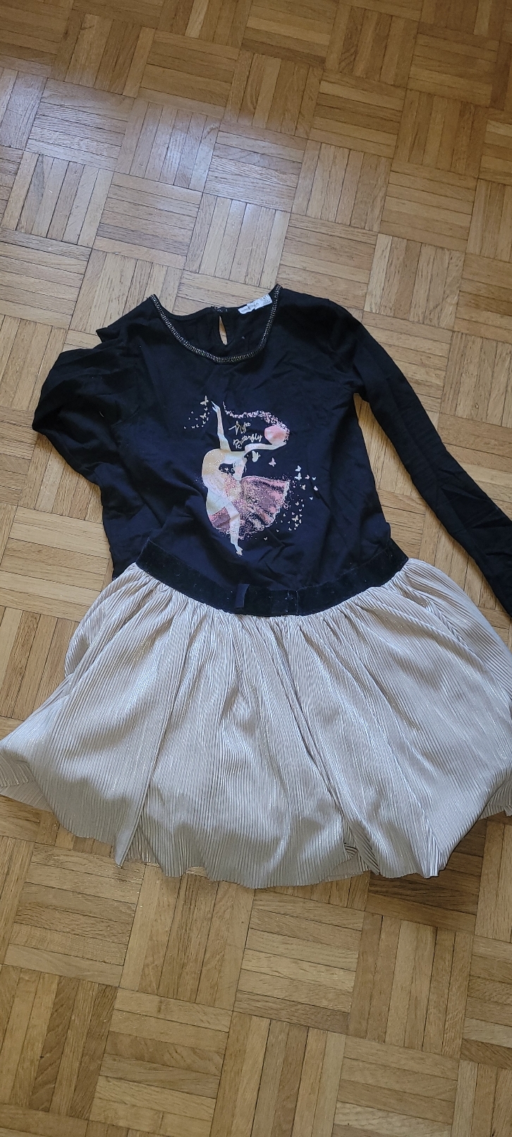 Robe orchestra 12 ans noire et beige