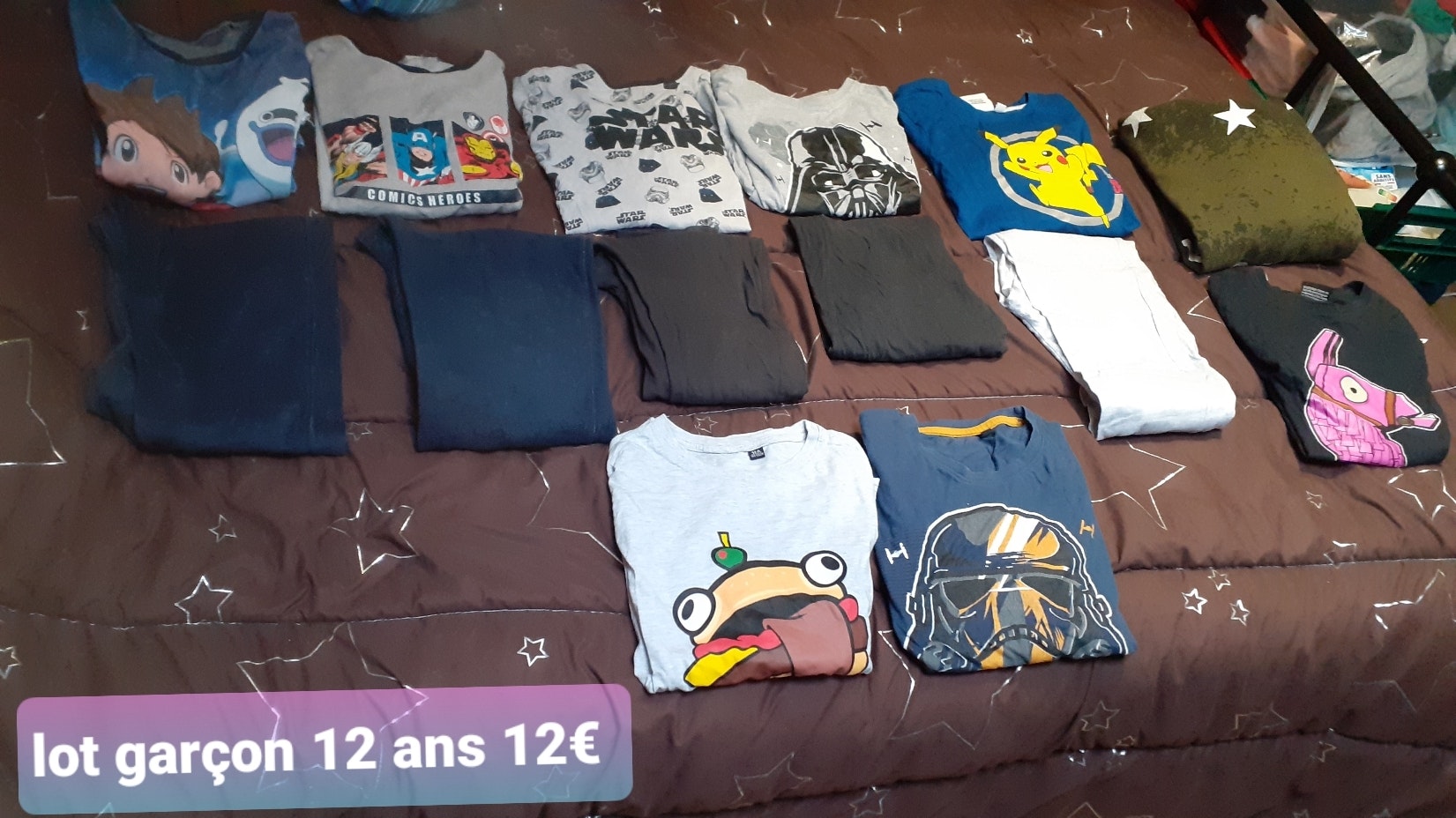 Lot 12 ans garçon