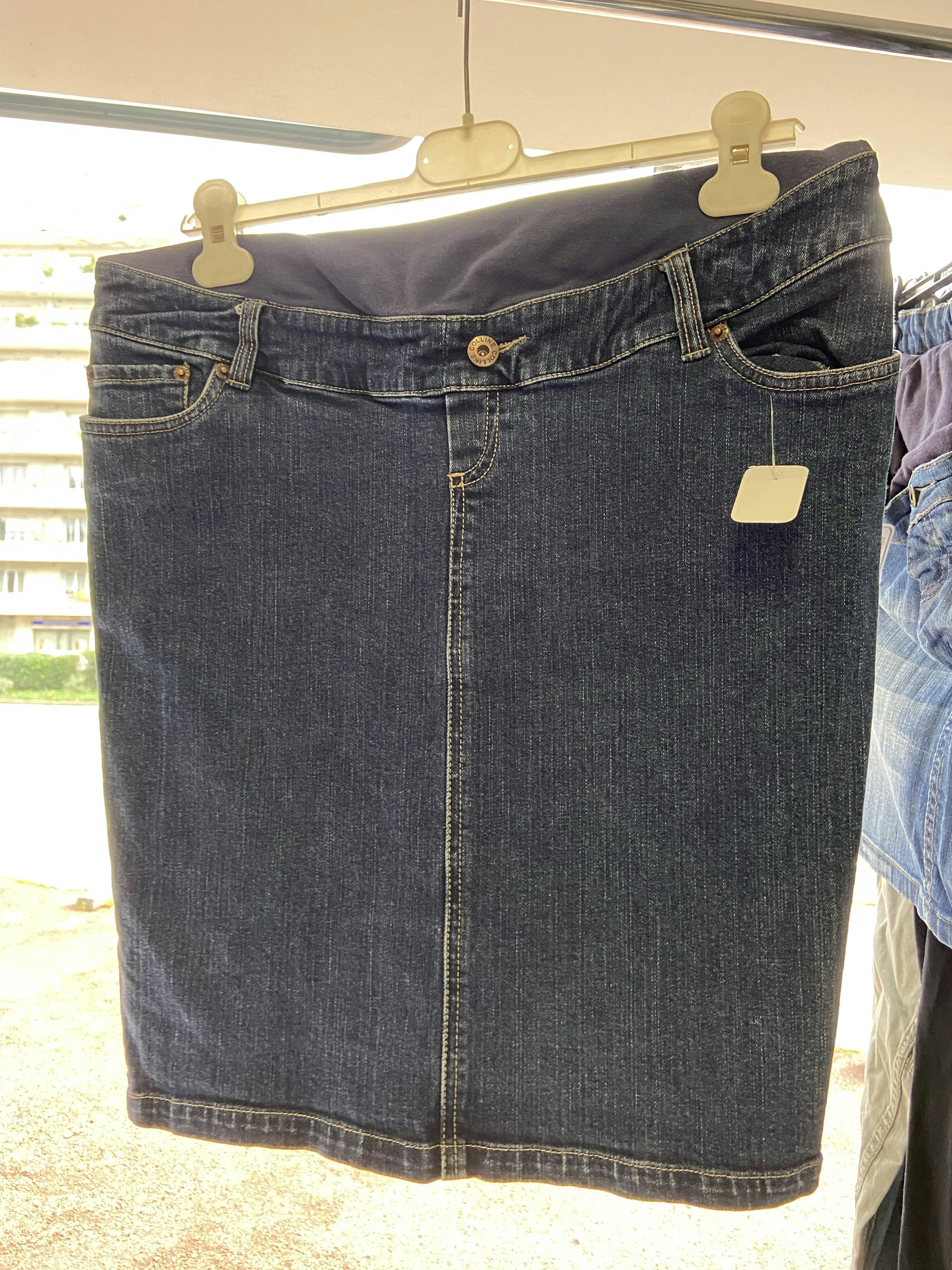 Jupe de grossesse en jean