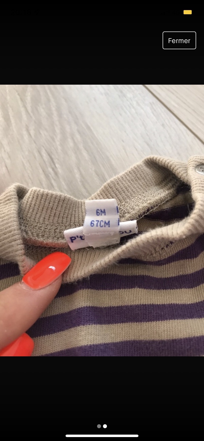 Pull à rayure - photo numéro 2