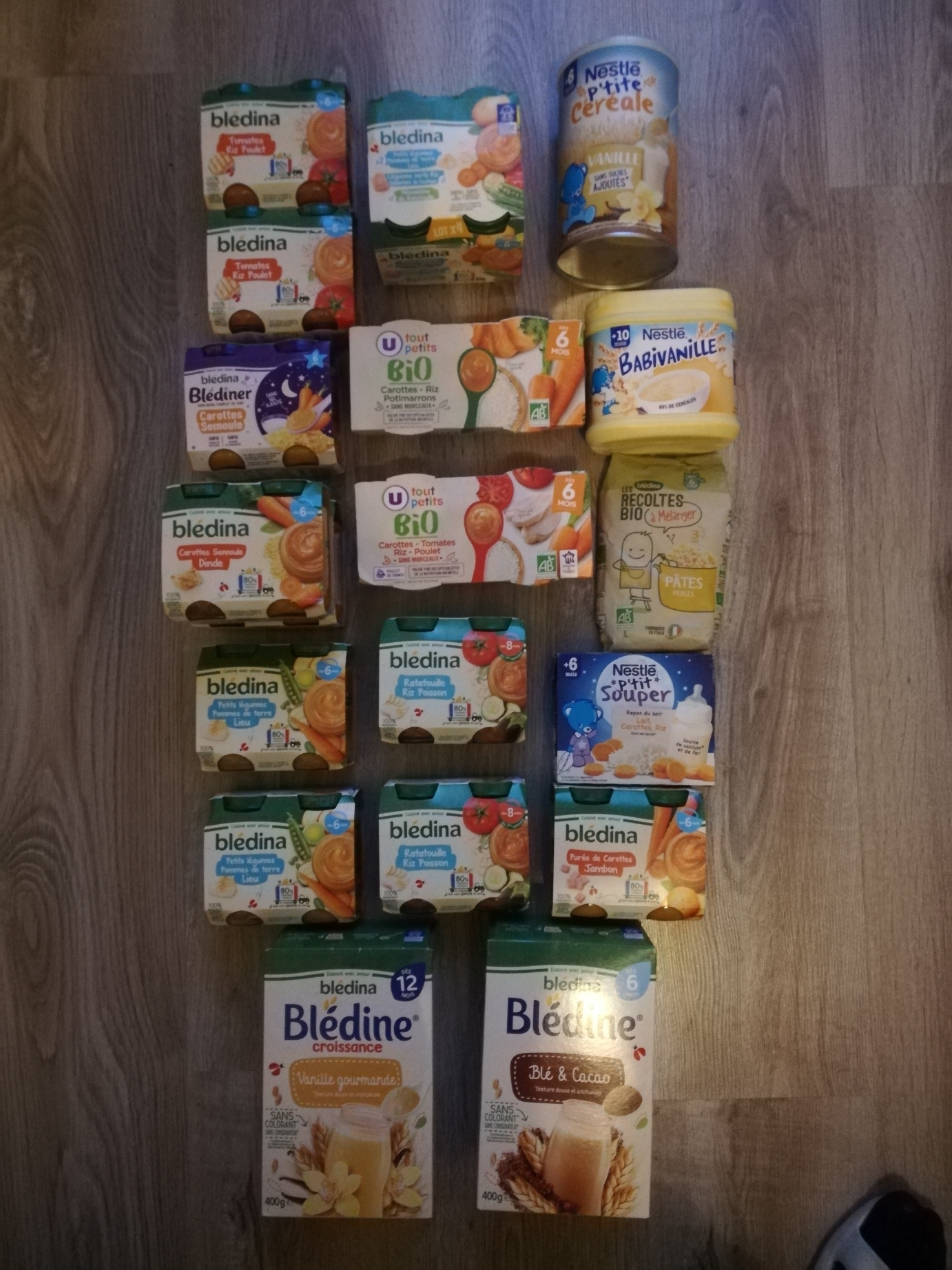 Lot repas bebe