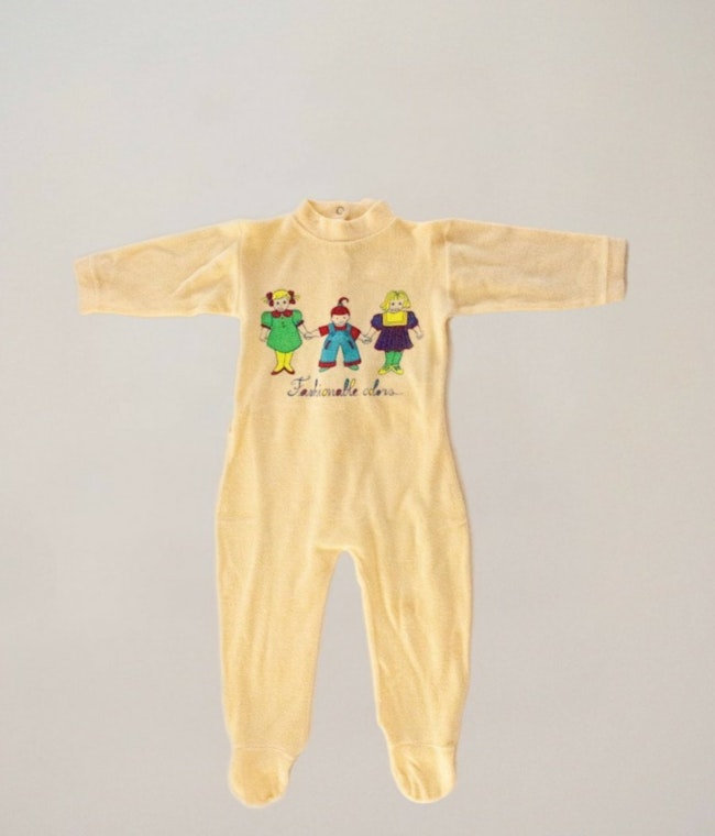 Pyjama Eponge Fashionable Colors 12 18 Mois Beebs Achat Vente Bebe