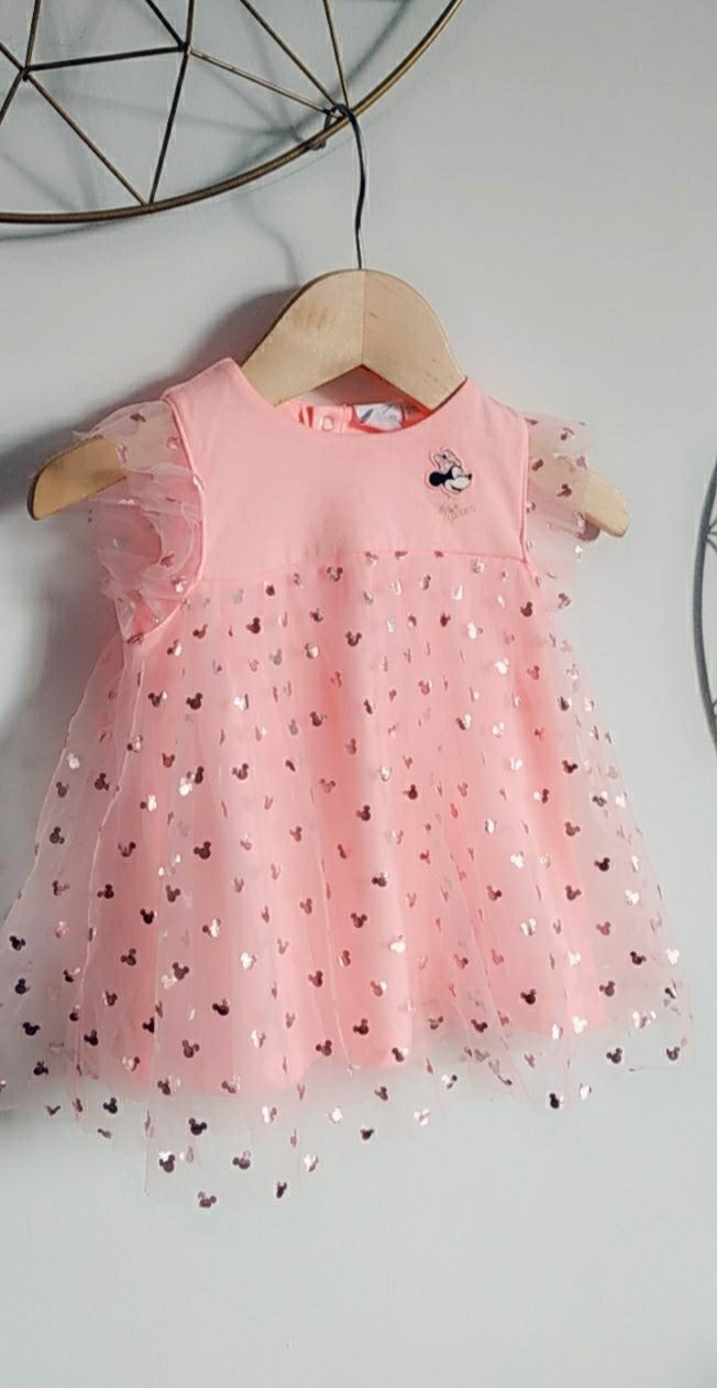 Robe rose en tulle