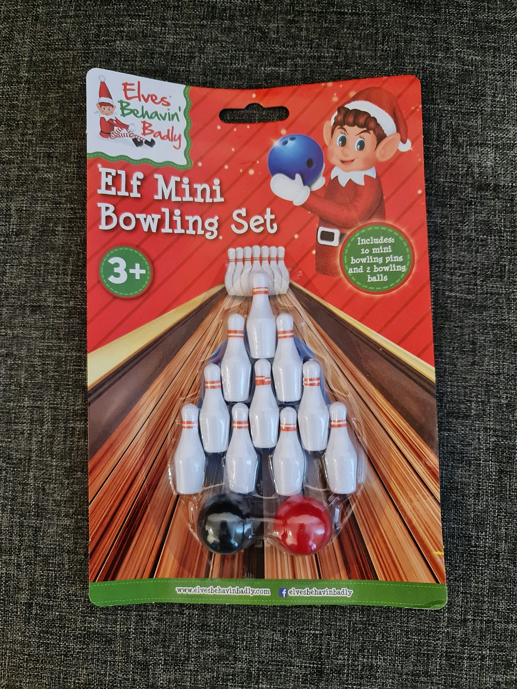 Jeu de bowling pour lutin farceur elf on the shelf