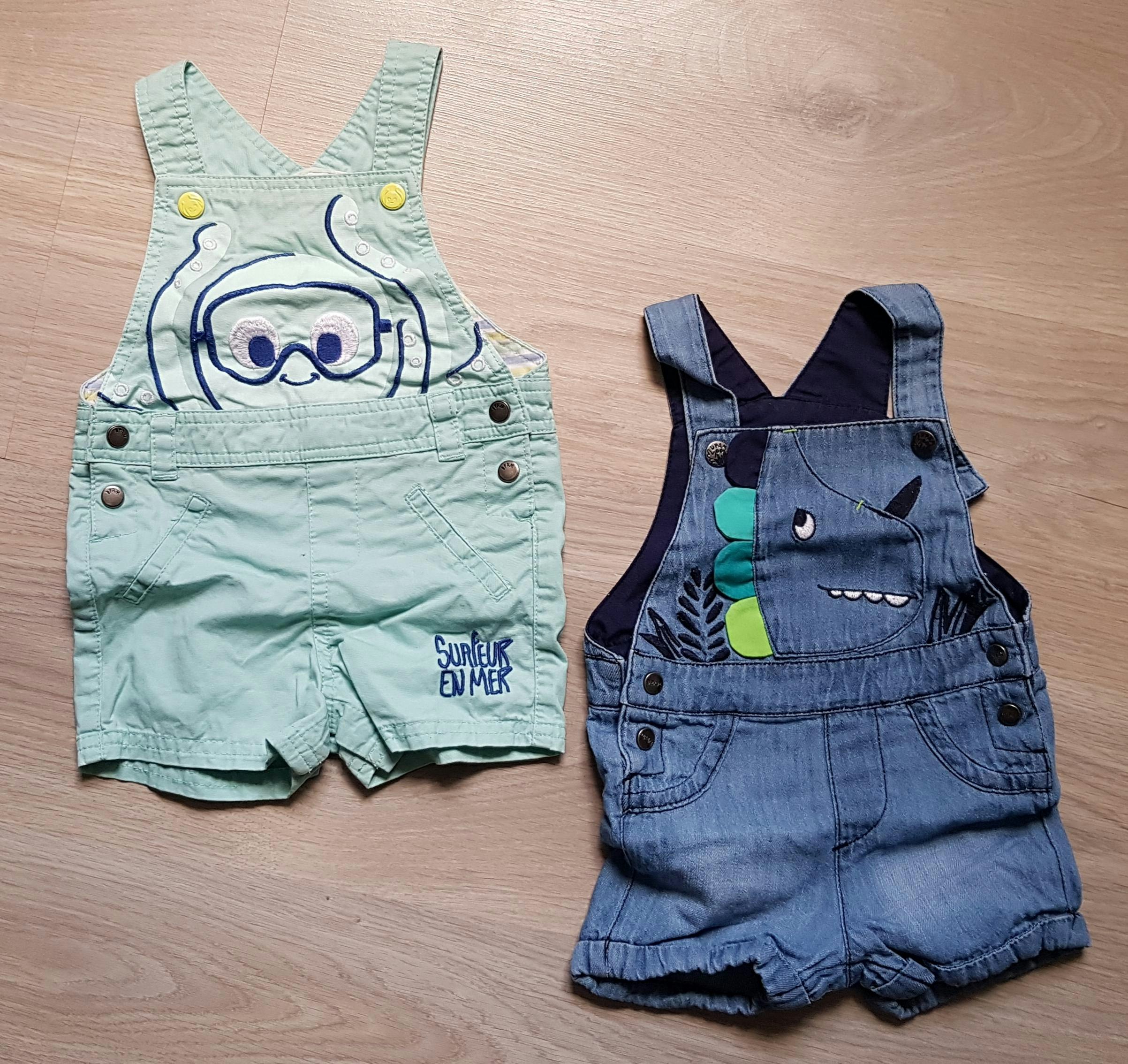 Lot deux salopettes
09 mois DPAM