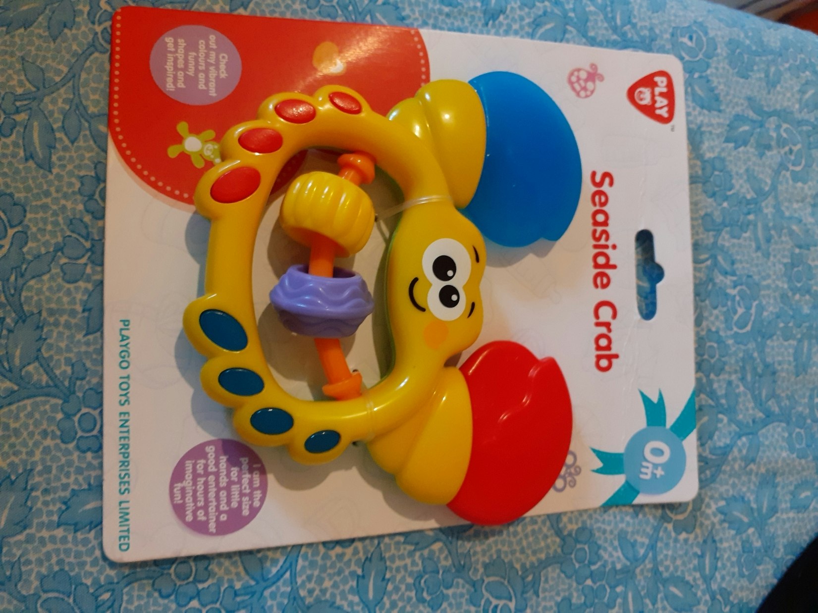 Jouet pour bébé neuf Seaside Crab