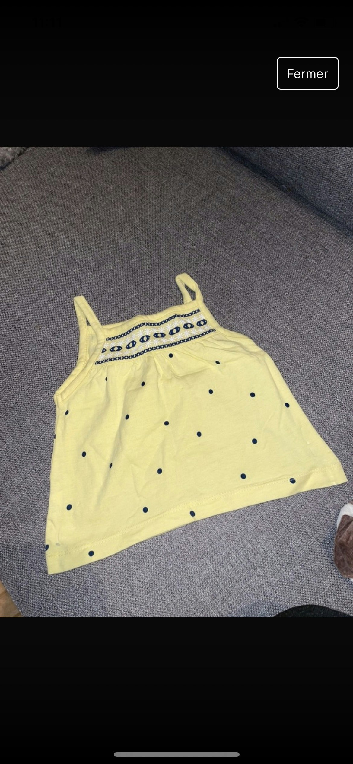 T-shirt été bébé fille