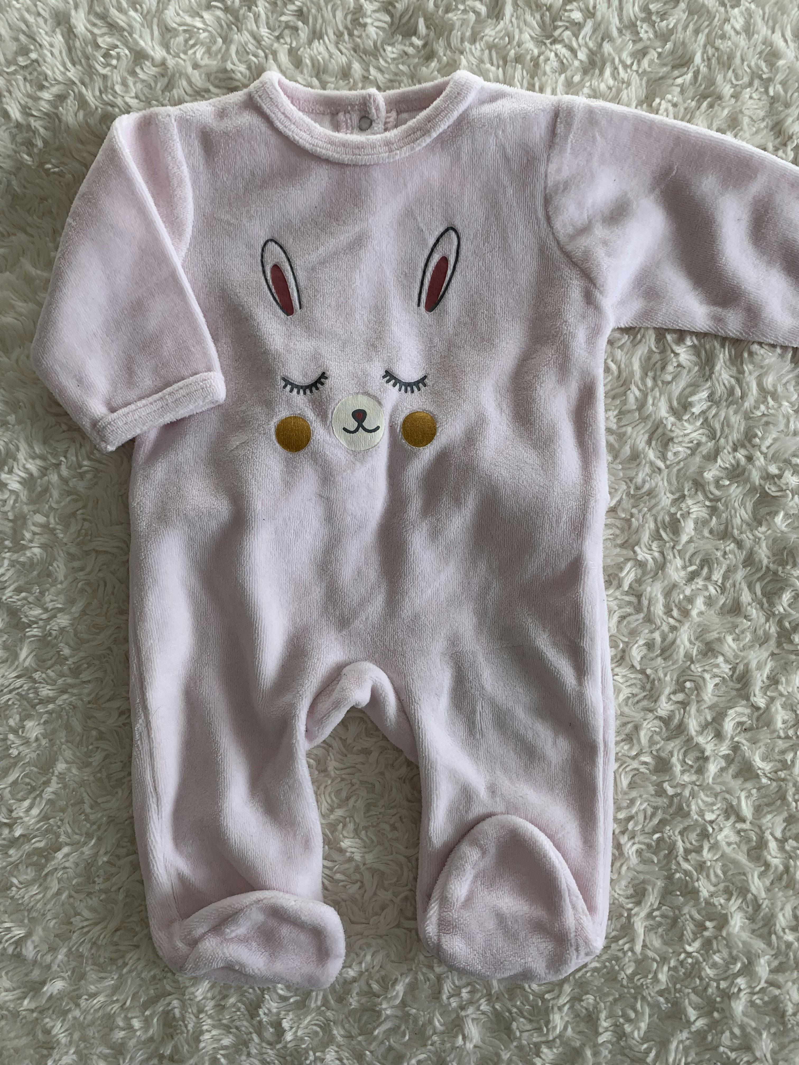 Pyjama lapin rose