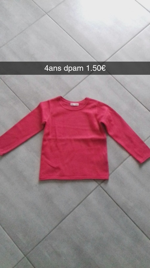 Pull dpam 4ans