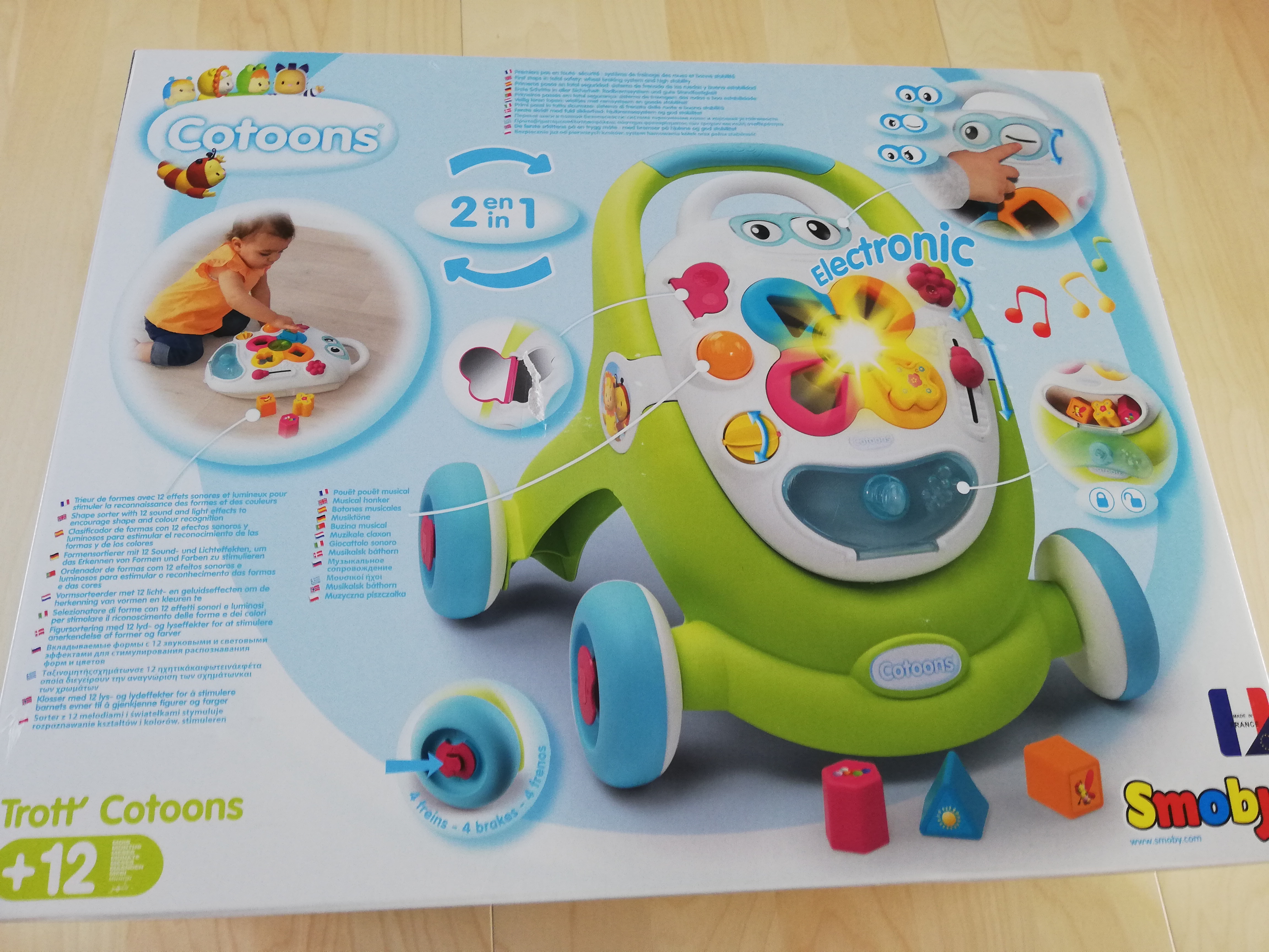 pousseur cotoons smoby