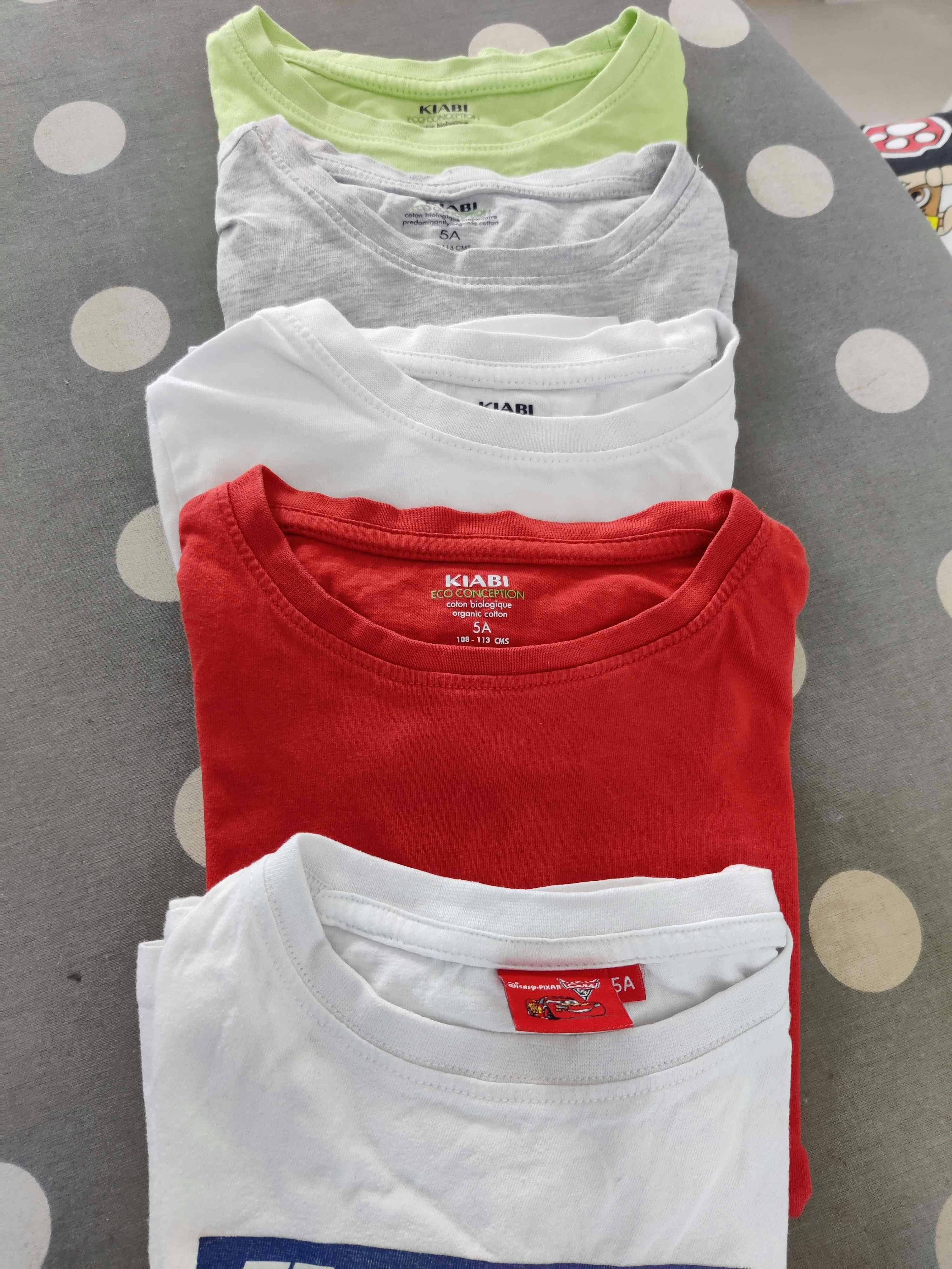 Lot de 5 tee-shirts - photo numéro 2
