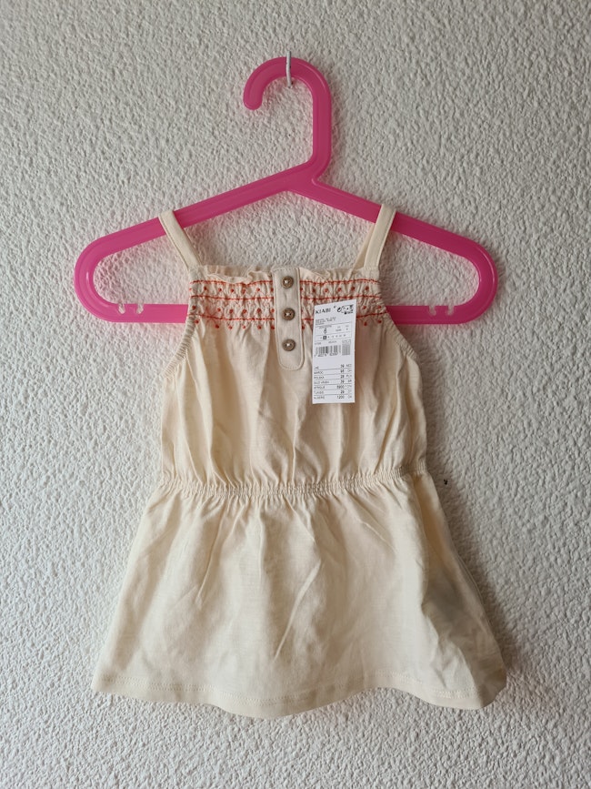 Robe Beige Kiabi Beebs Achat Vente Bebe Enfant