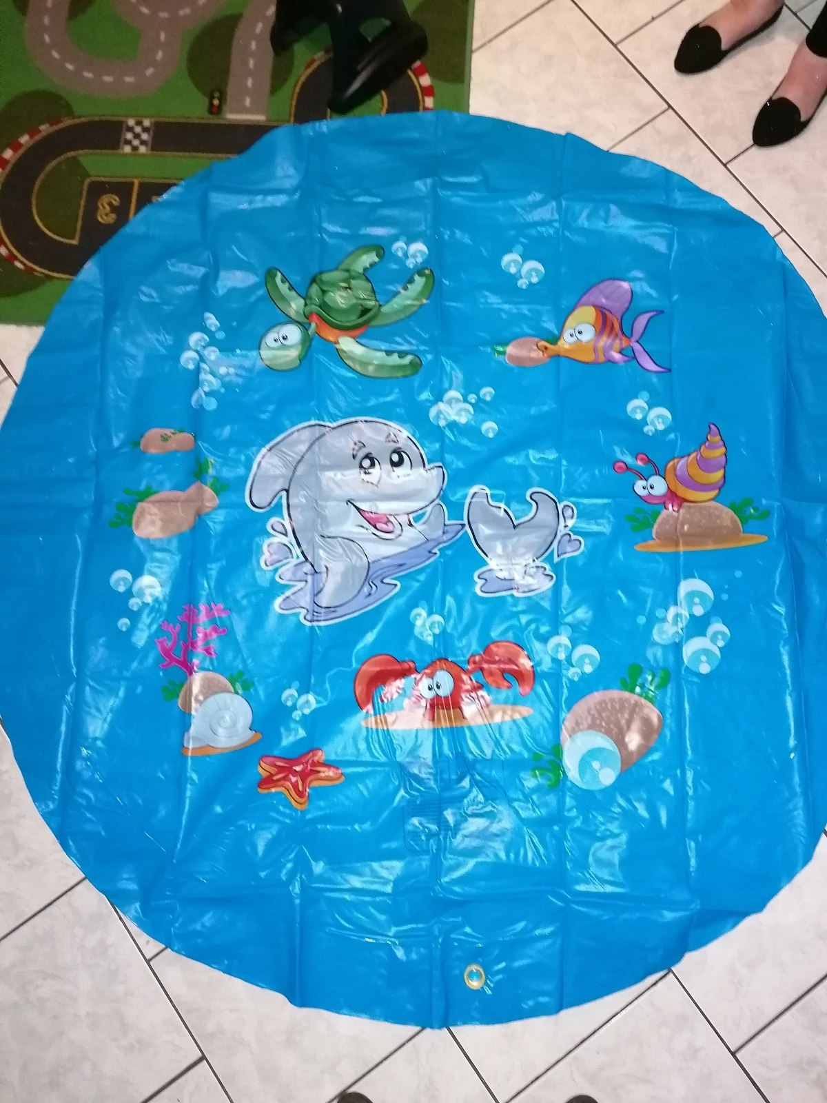 Tapis de jet d'eau