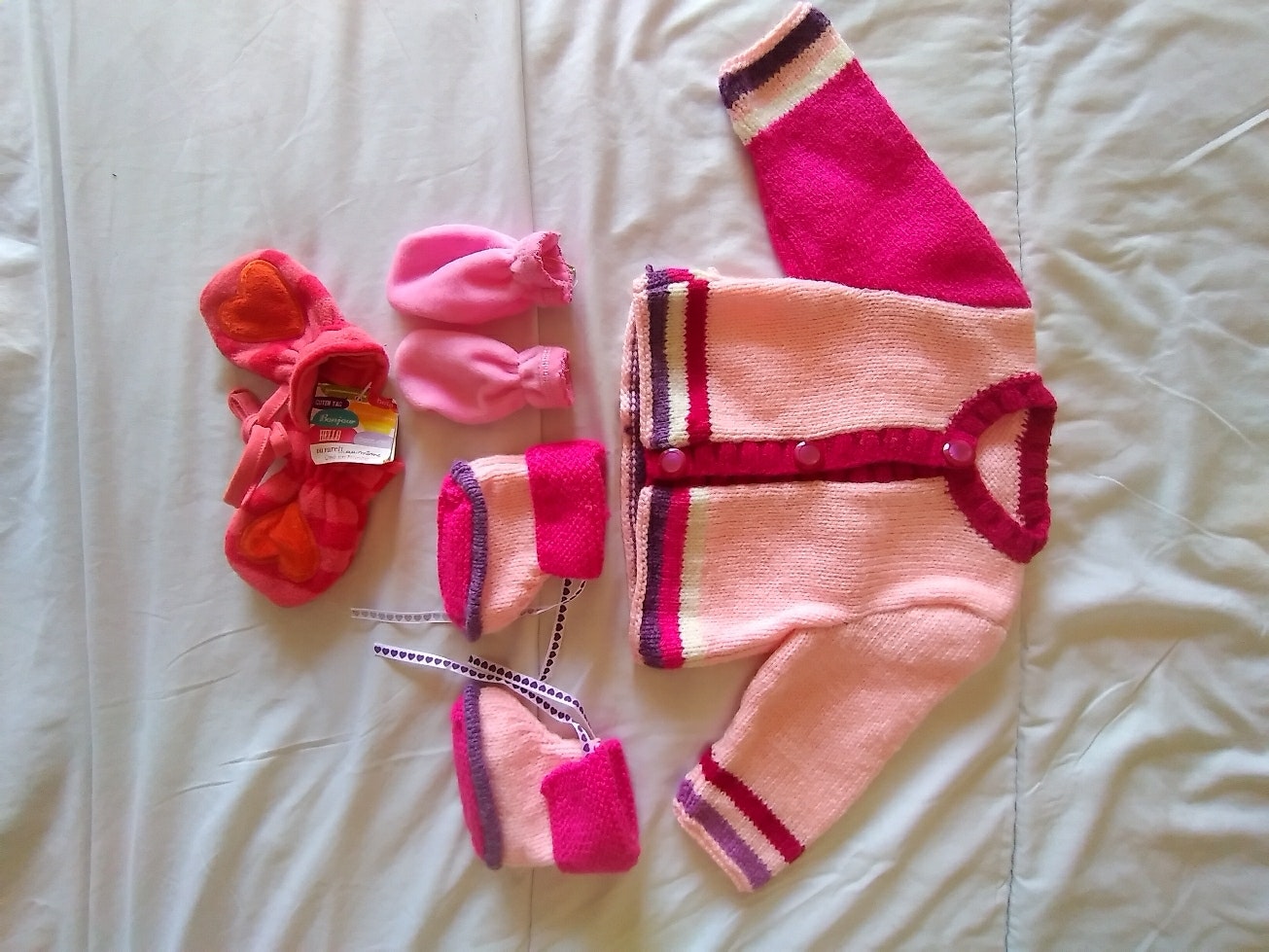 Gilet et moufle