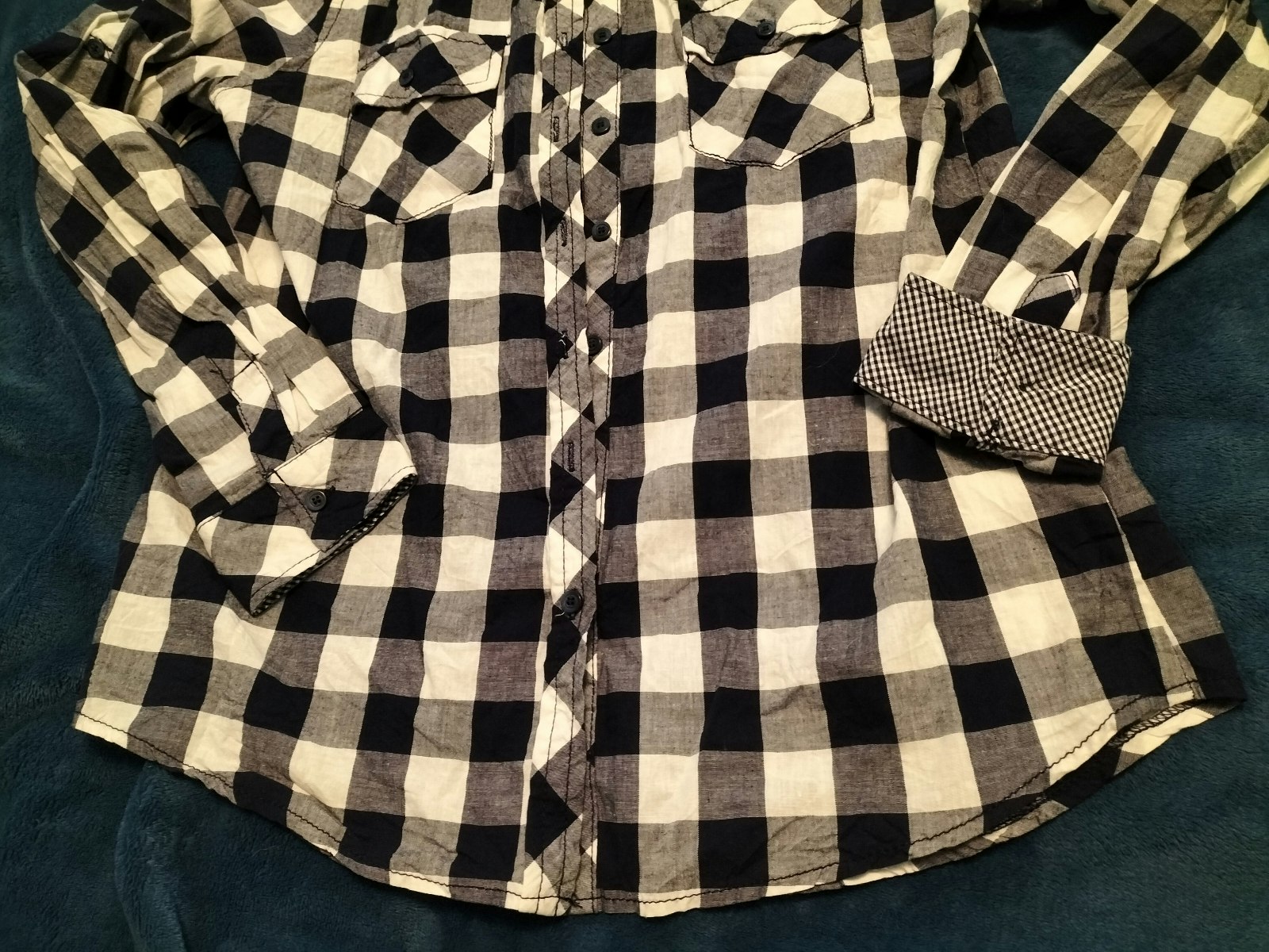 Chemise à carreaux taille 40 - photo numéro 3