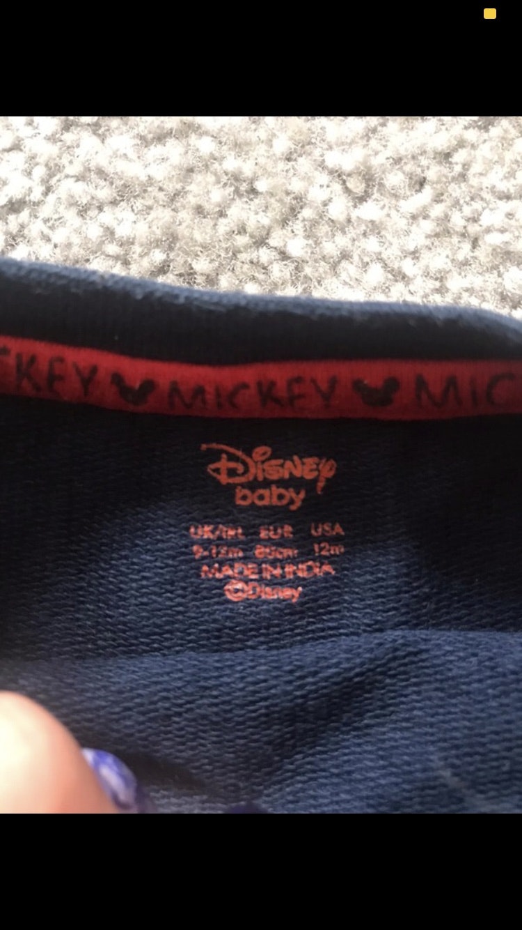Ensemble Disney Mickey taille 9-12 mois - photo numéro 2