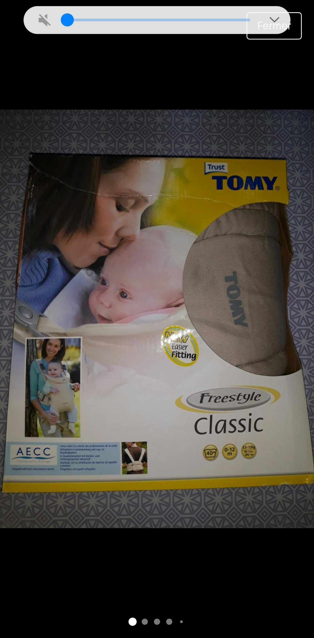 Porte bébé neuf 0-12 mois