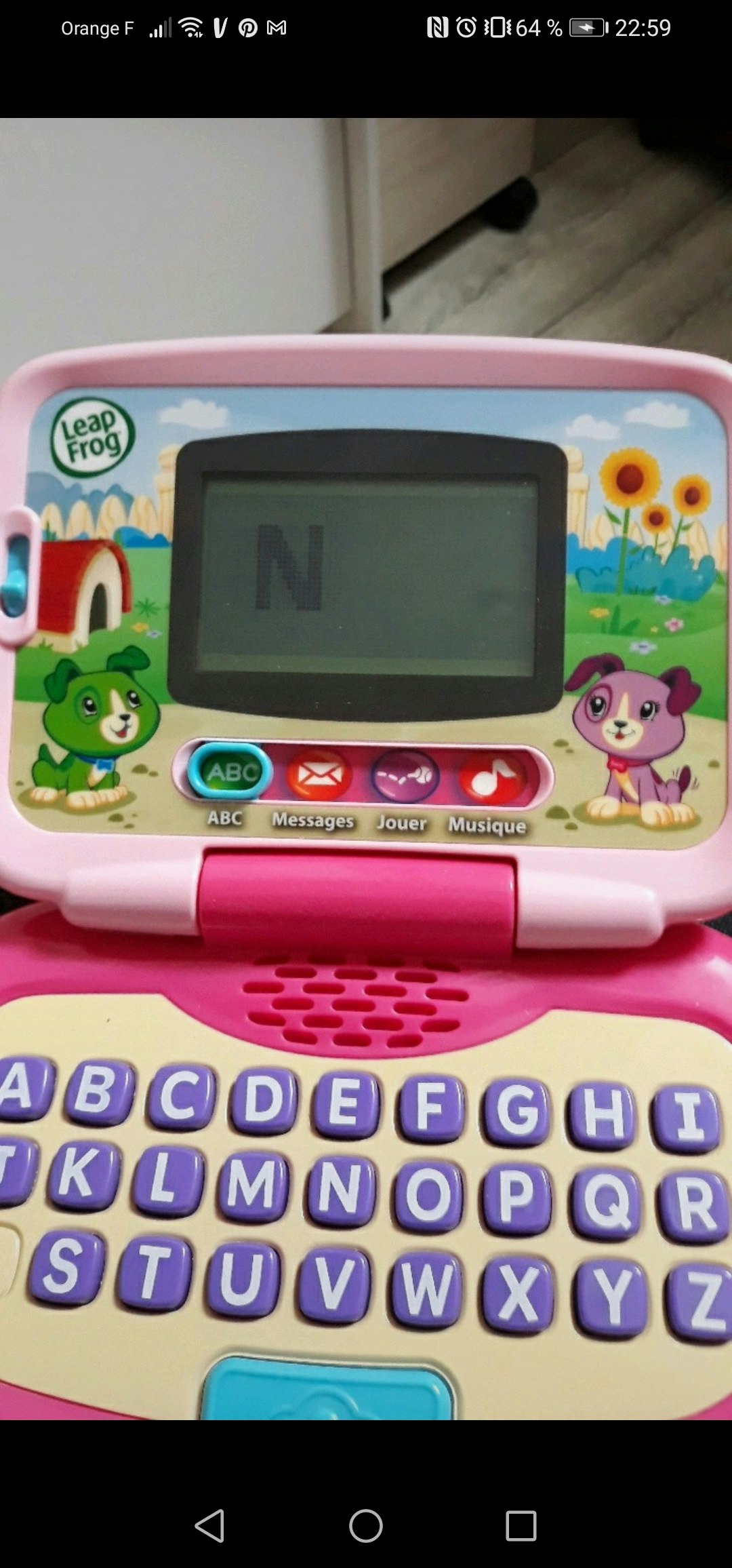 Ordinateur pour apprendre les lettres et sons - photo numéro 4