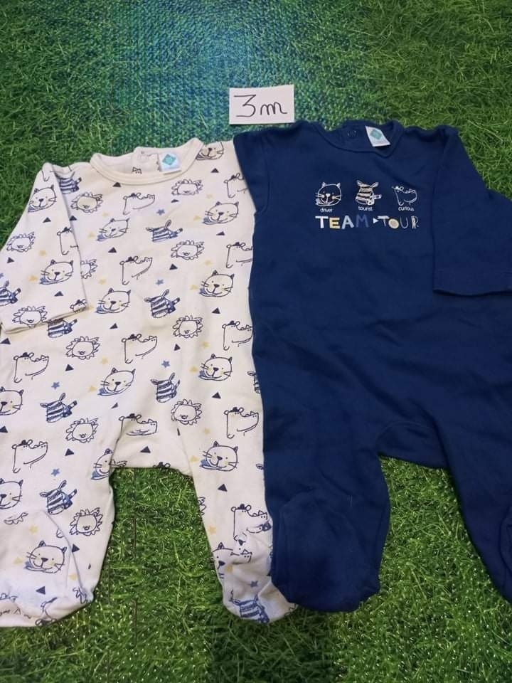 Lot de 2 pyjamas fin 3m