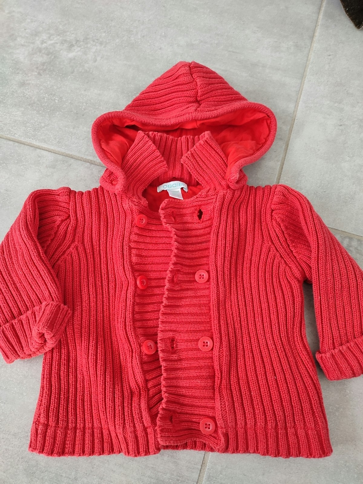 Gilet rouge doublé