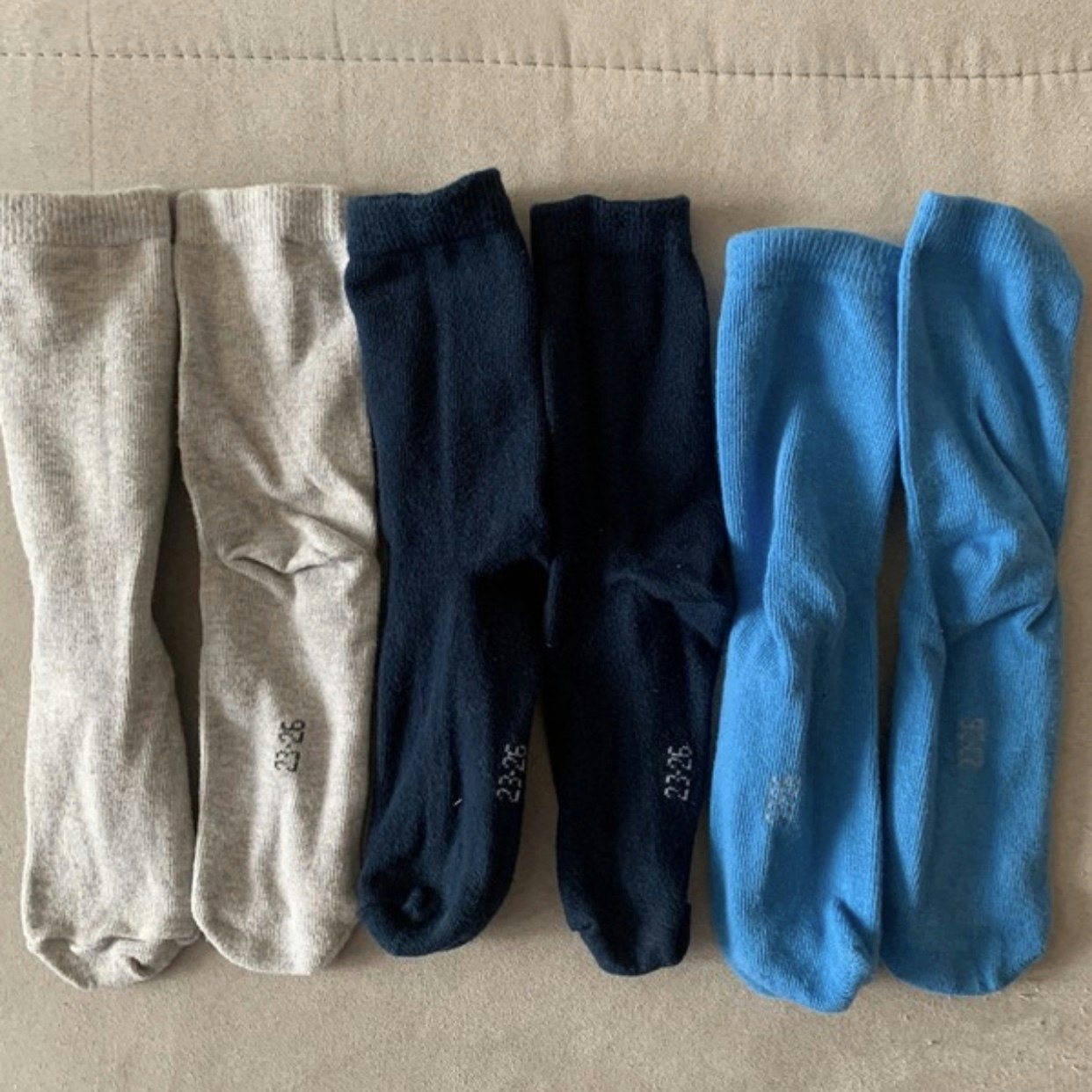 3 paires de chaussettes 23/26