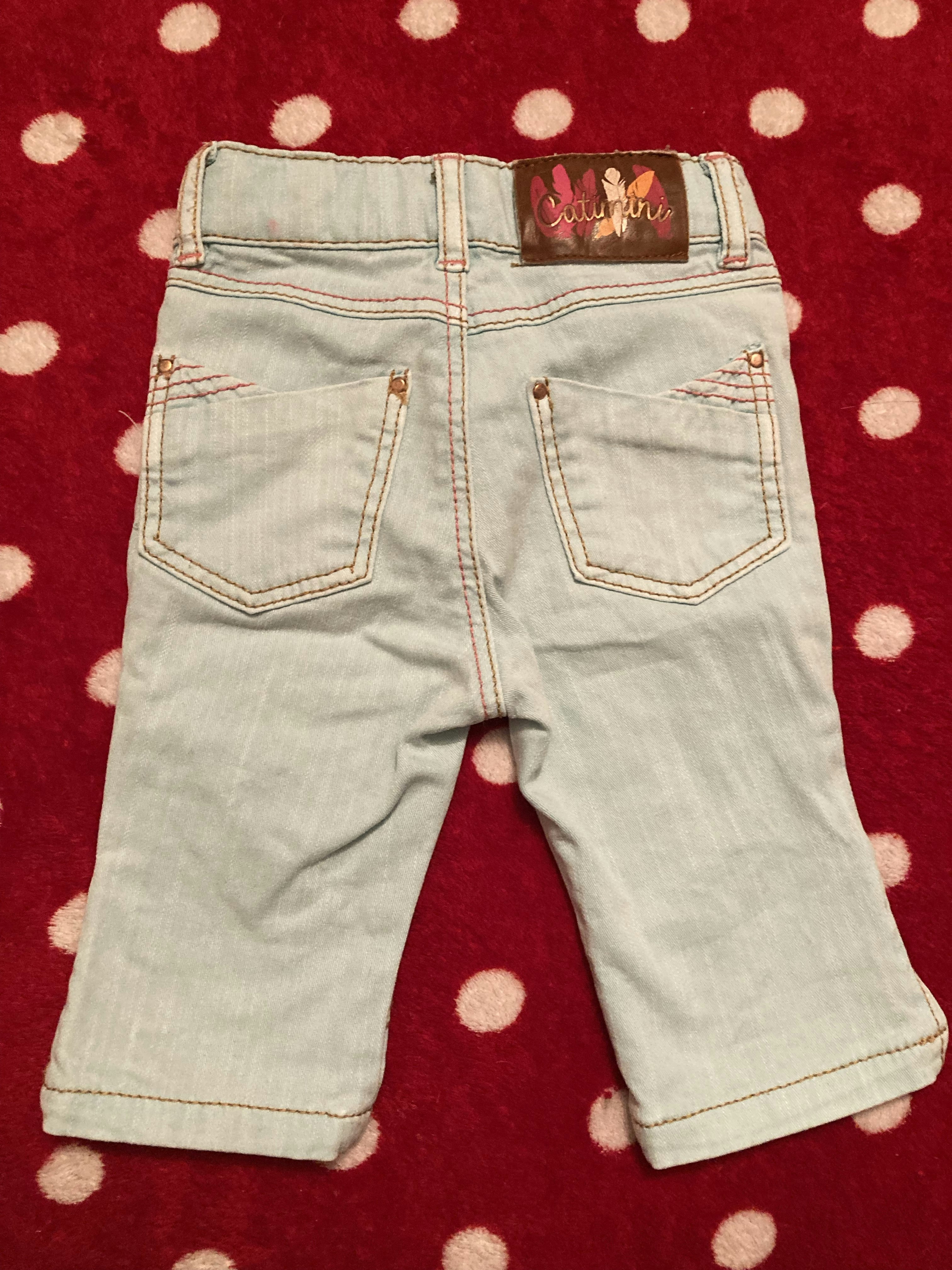 Pantalon bleu/vert 6 mois - photo numéro 2