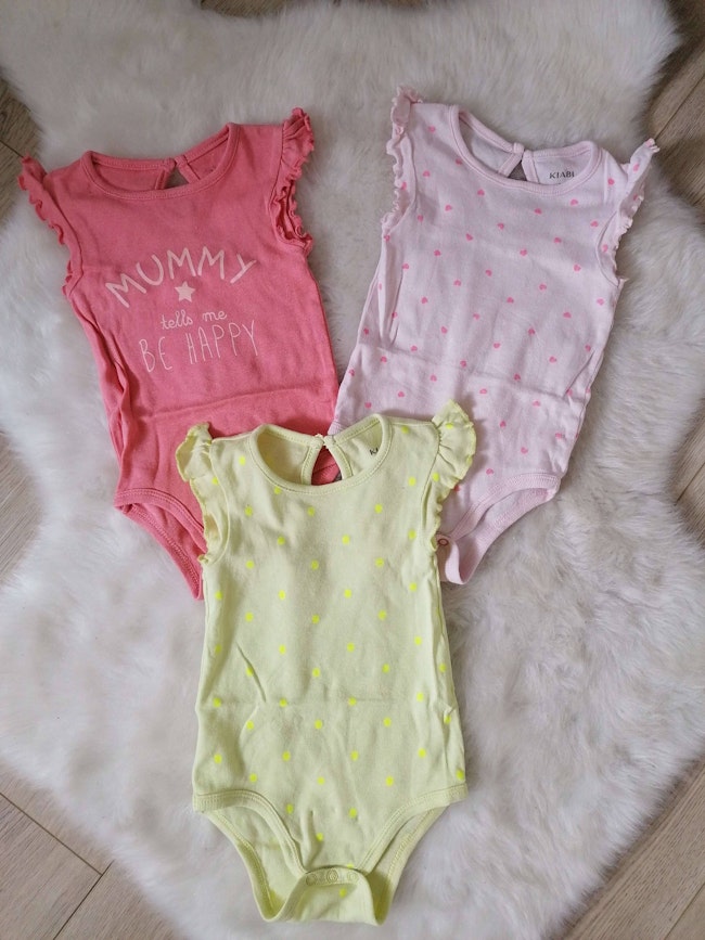 Lot De 3 Bodies Debardeur Ete Fille 6 Mois Kiabi Espanolitinafille6mois Beebs Achat Vente Bebe Enfant