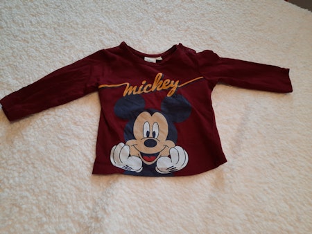 Tee shirt manches longues Mickey, Disney 
#9mois