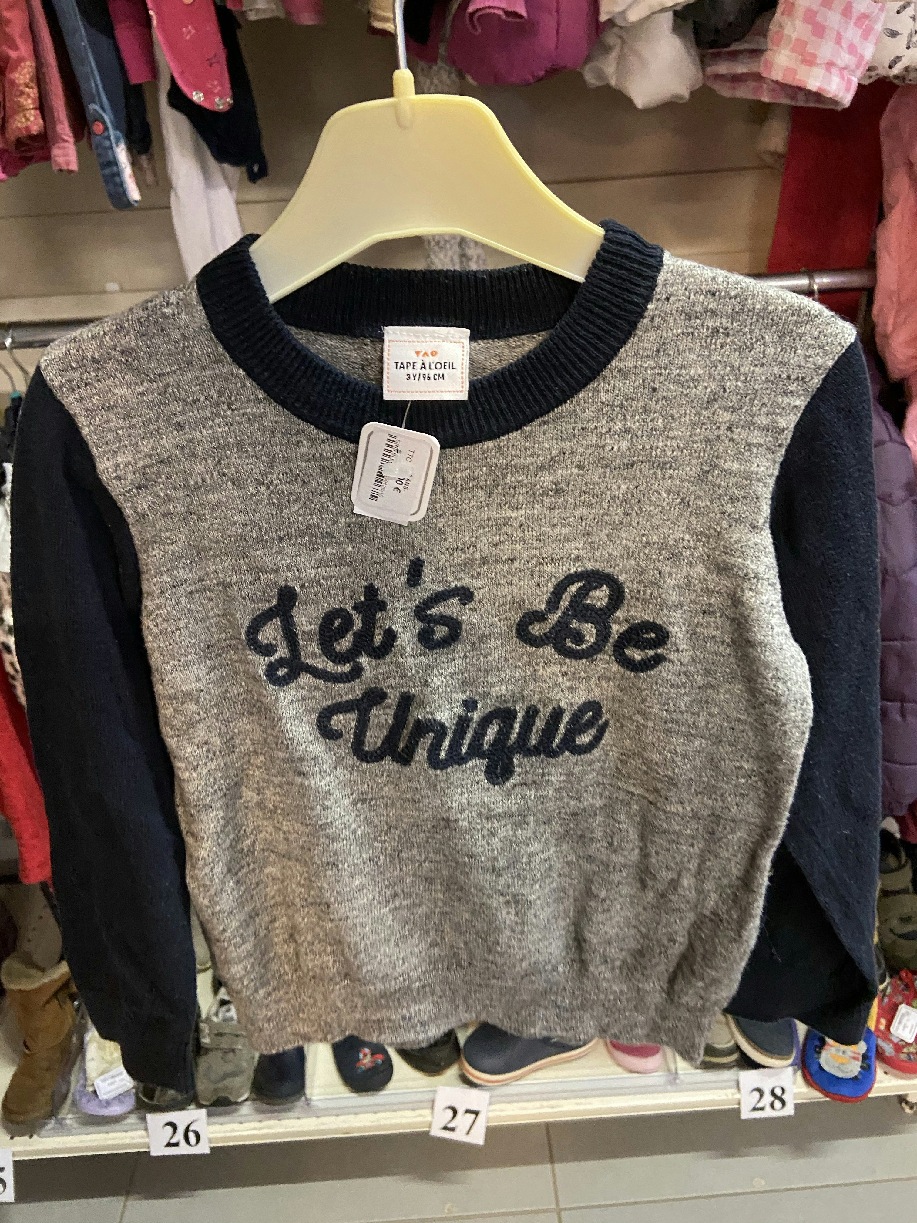 Tee shirt manches longue gris